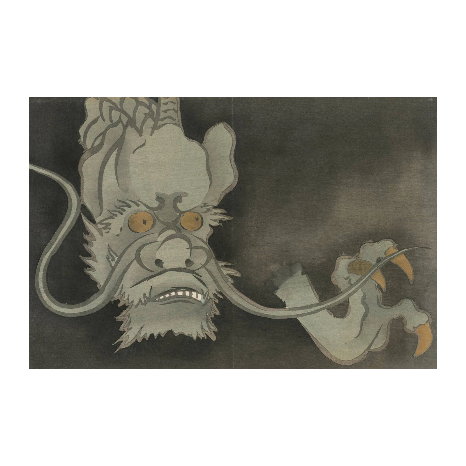 Mystic Dragon Japanese Art Wall Art