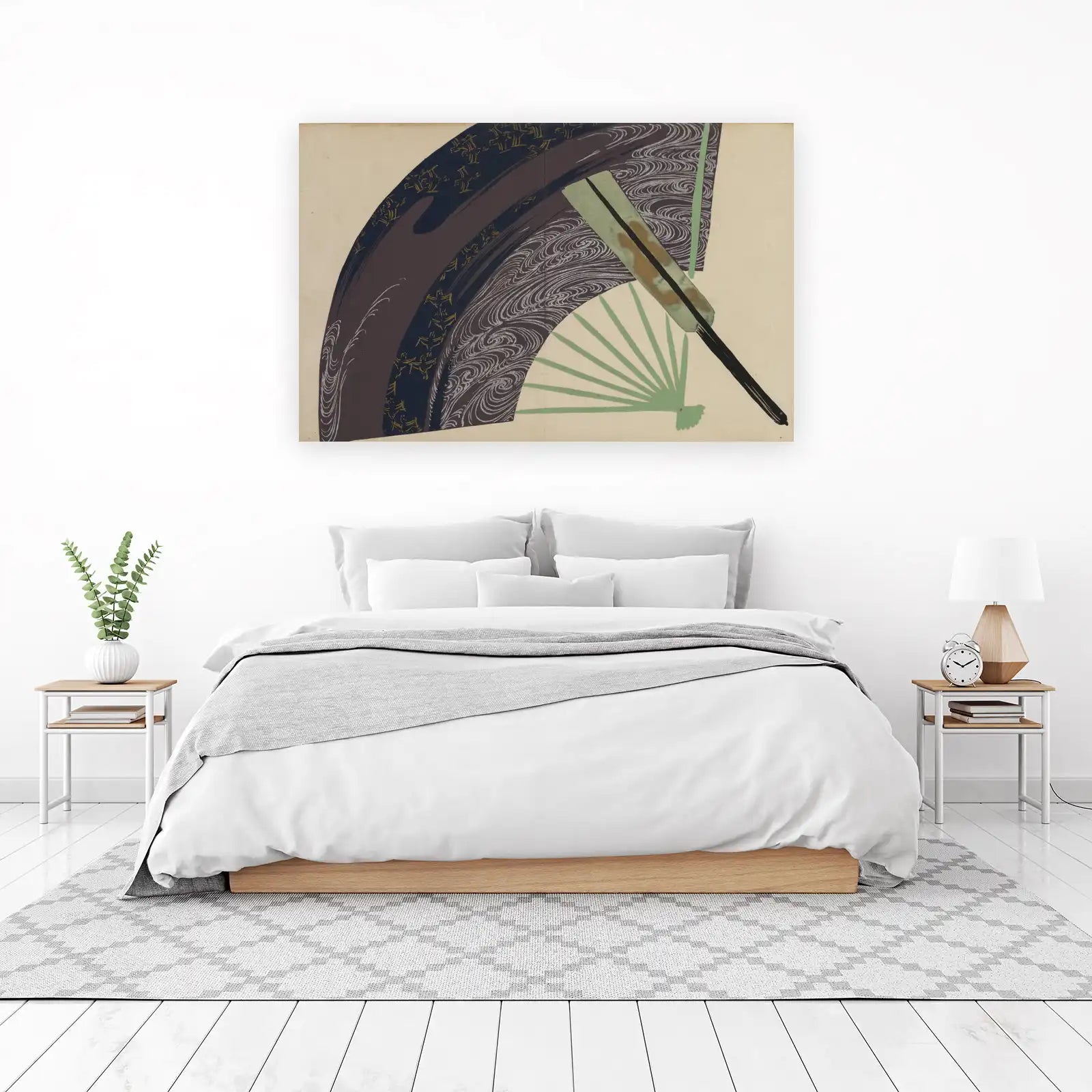 Japanese Fan Art Wall Art