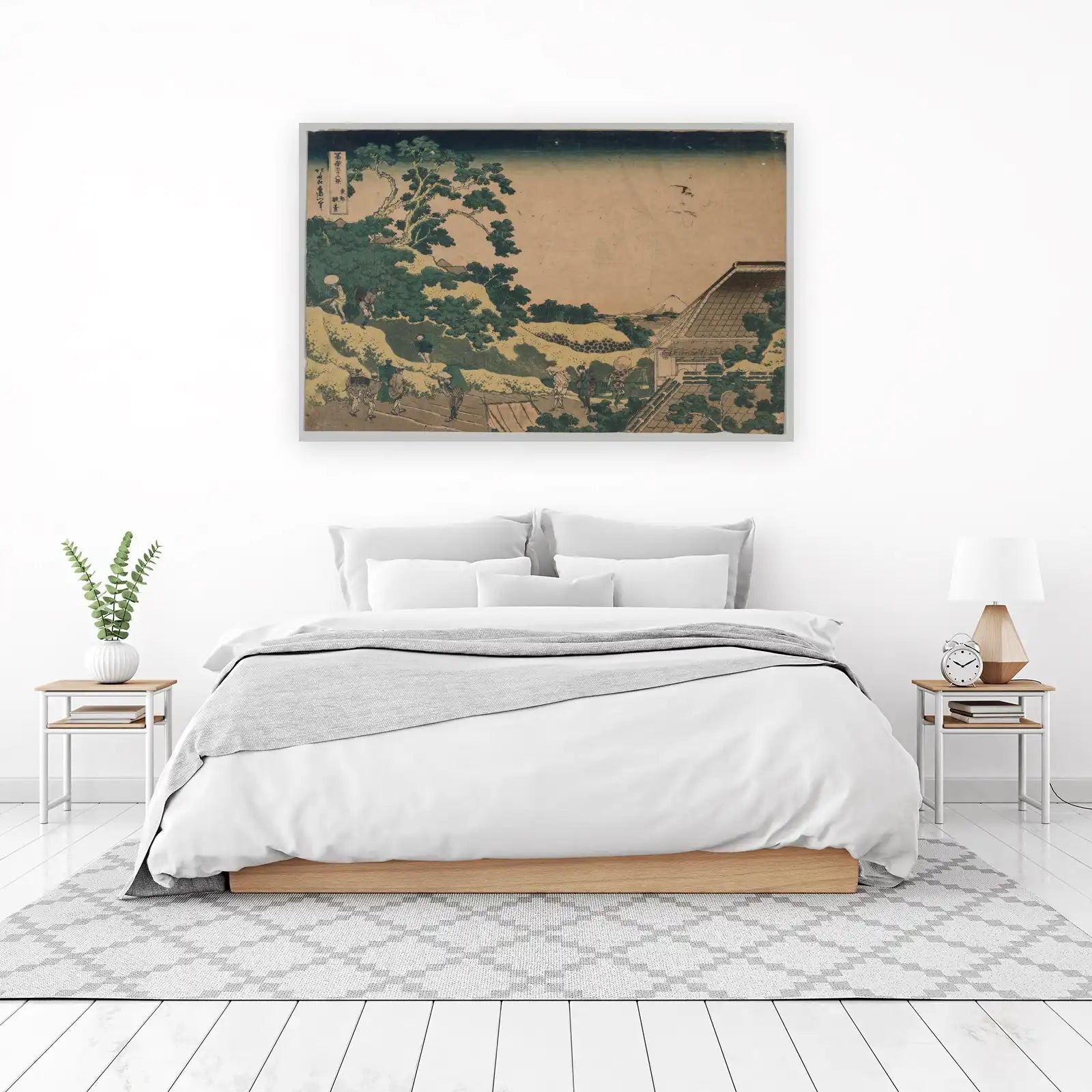 Mount Fuji Scenery Edo Travel Wall Art