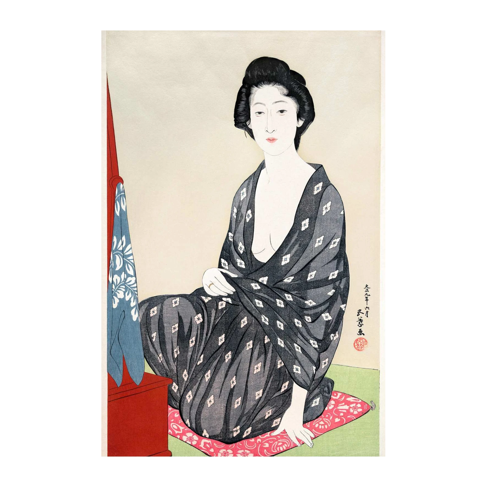 Elegant Geisha Japanese Art Wall Art