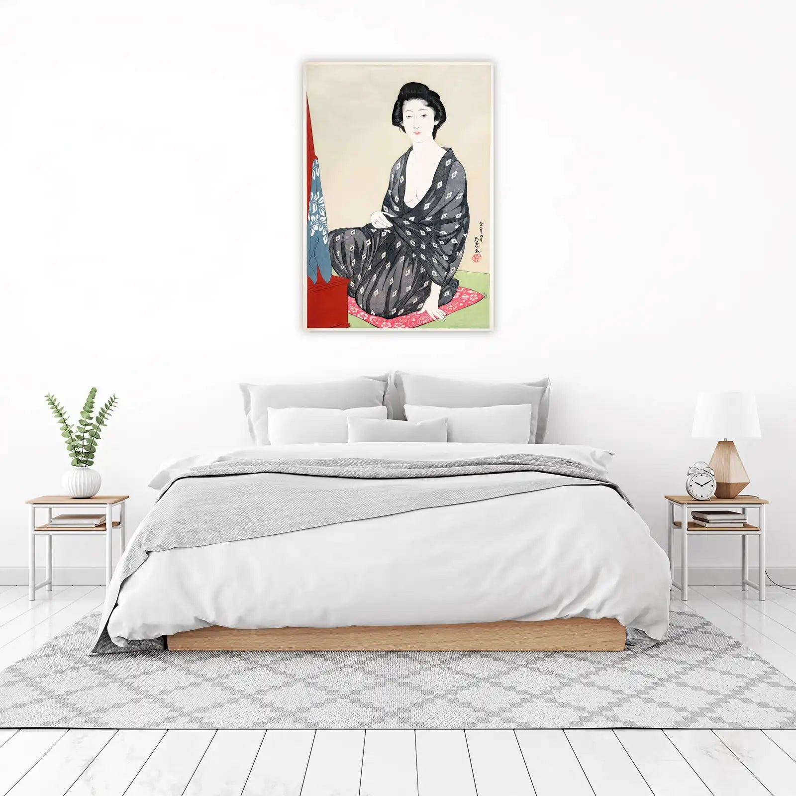 Elegant Geisha Japanese Art Wall Art