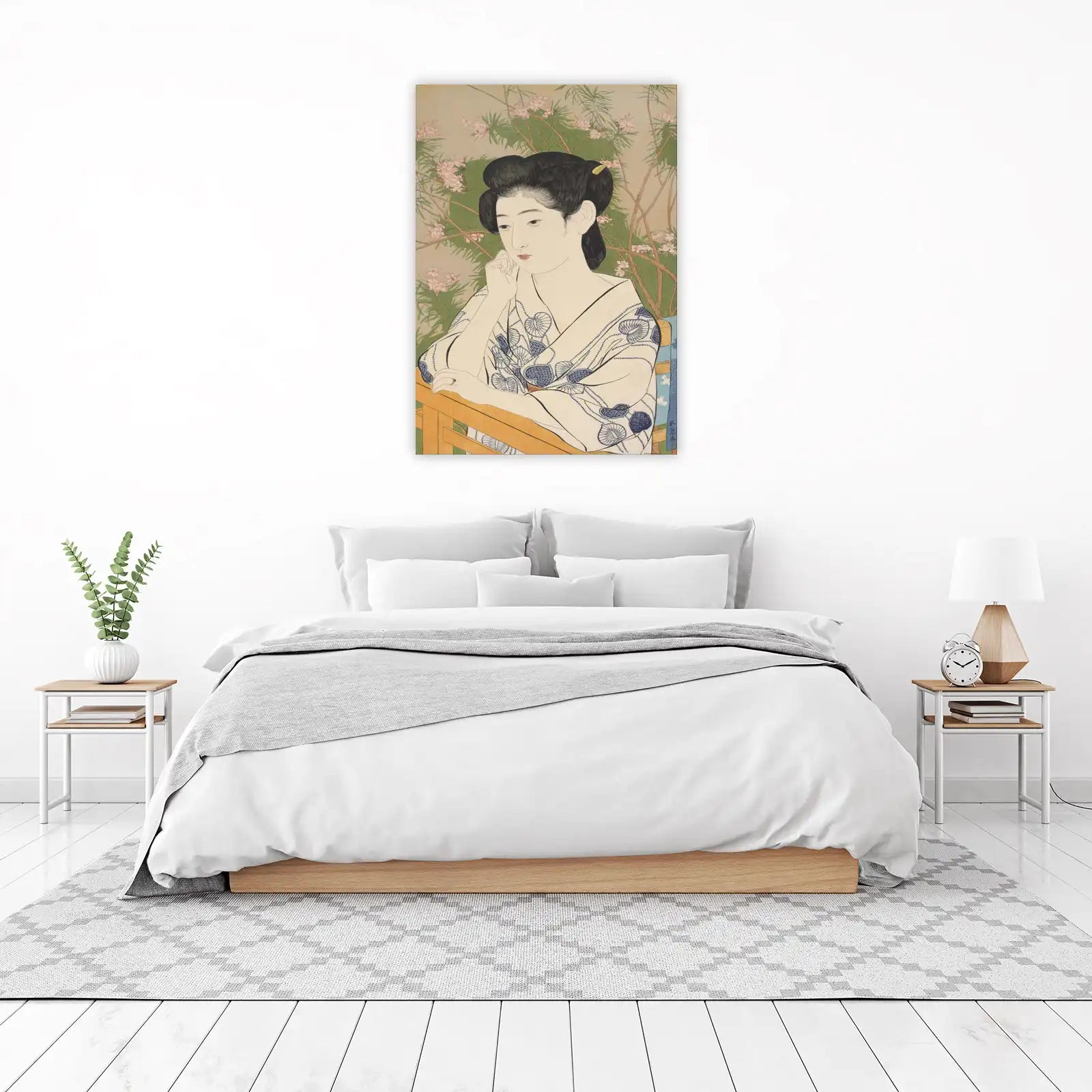 Serene Japanese Beauty Cherry Blossom Wall Art