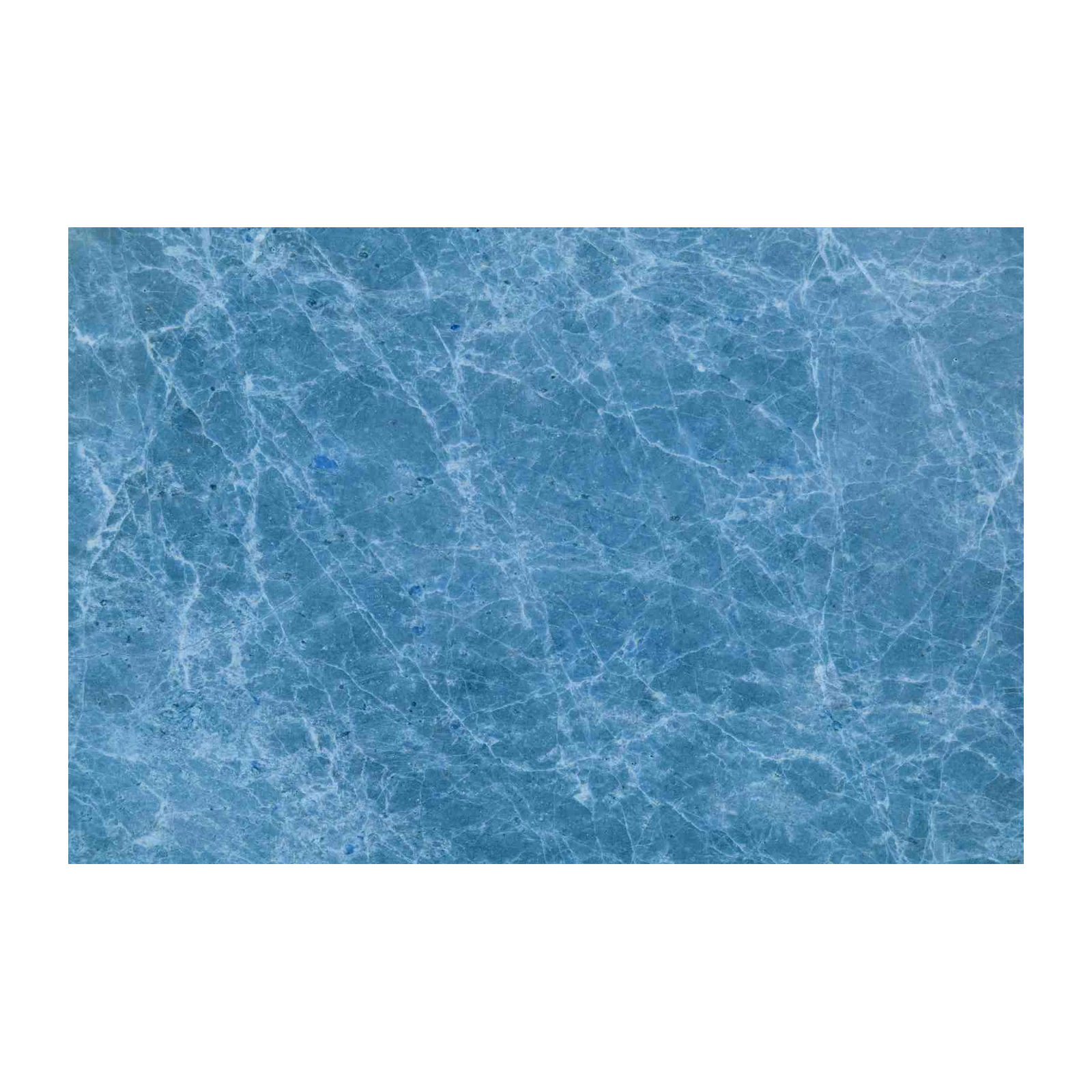 Serene Blue Marble Texture Wall Art