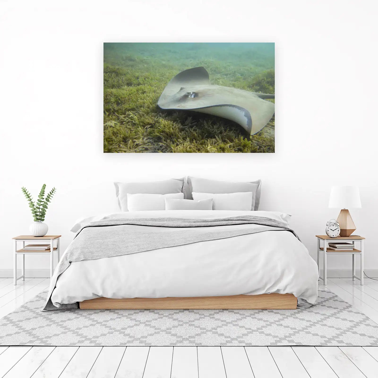 Majestic Stingray Ocean Wall Art