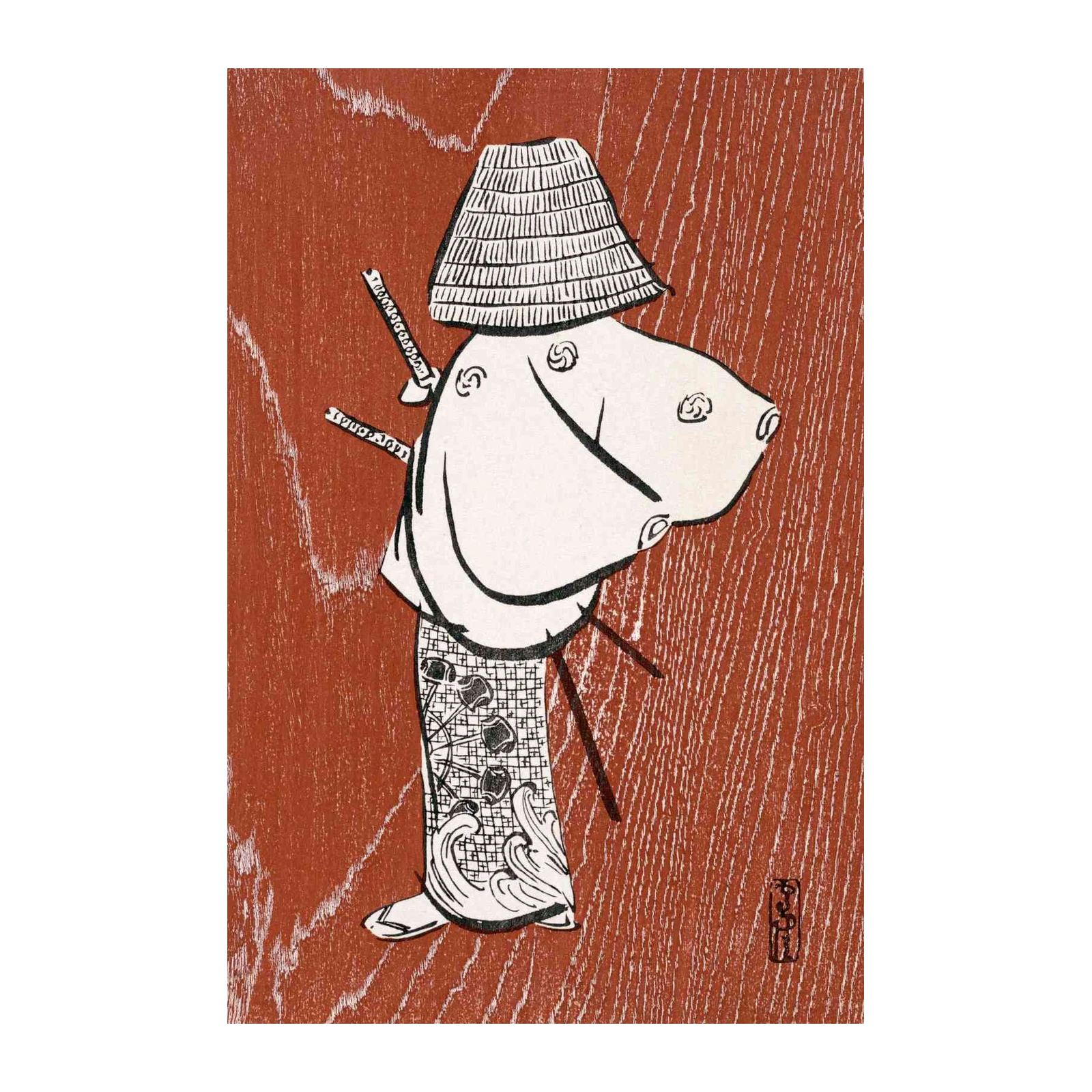 Samurai Warrior Japanese Art Wall Art