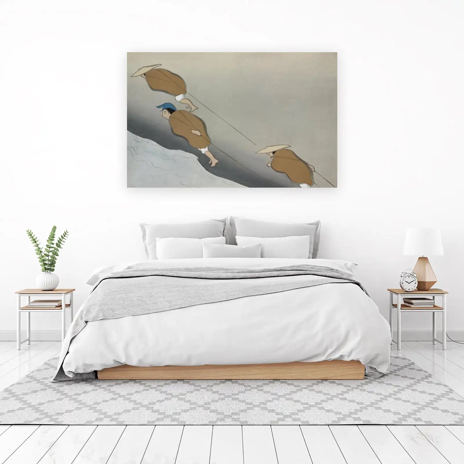 Japanese Fishermen Journey Wall Art