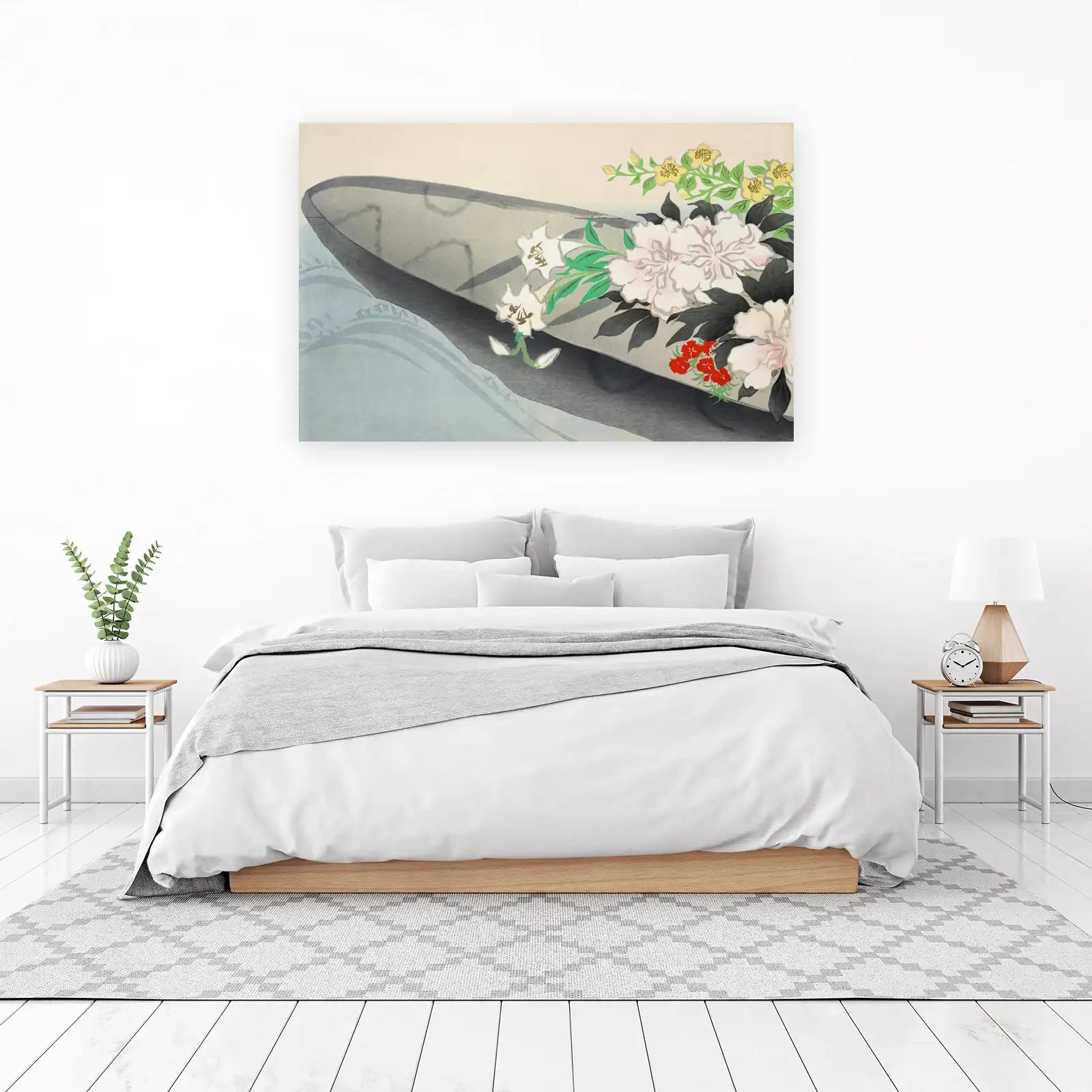Serene Peony & Lily Floral Wall Art