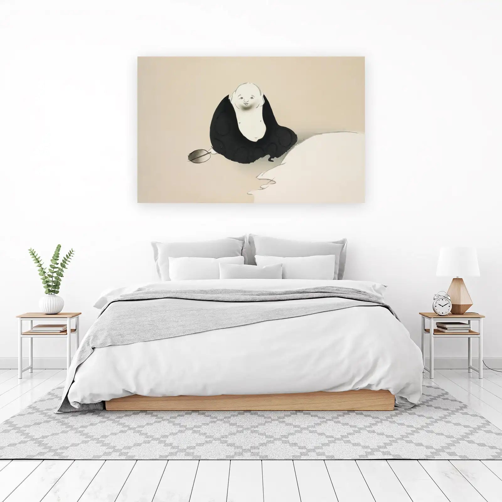Zen Monk Serenity & Joyful Aura Wall Art
