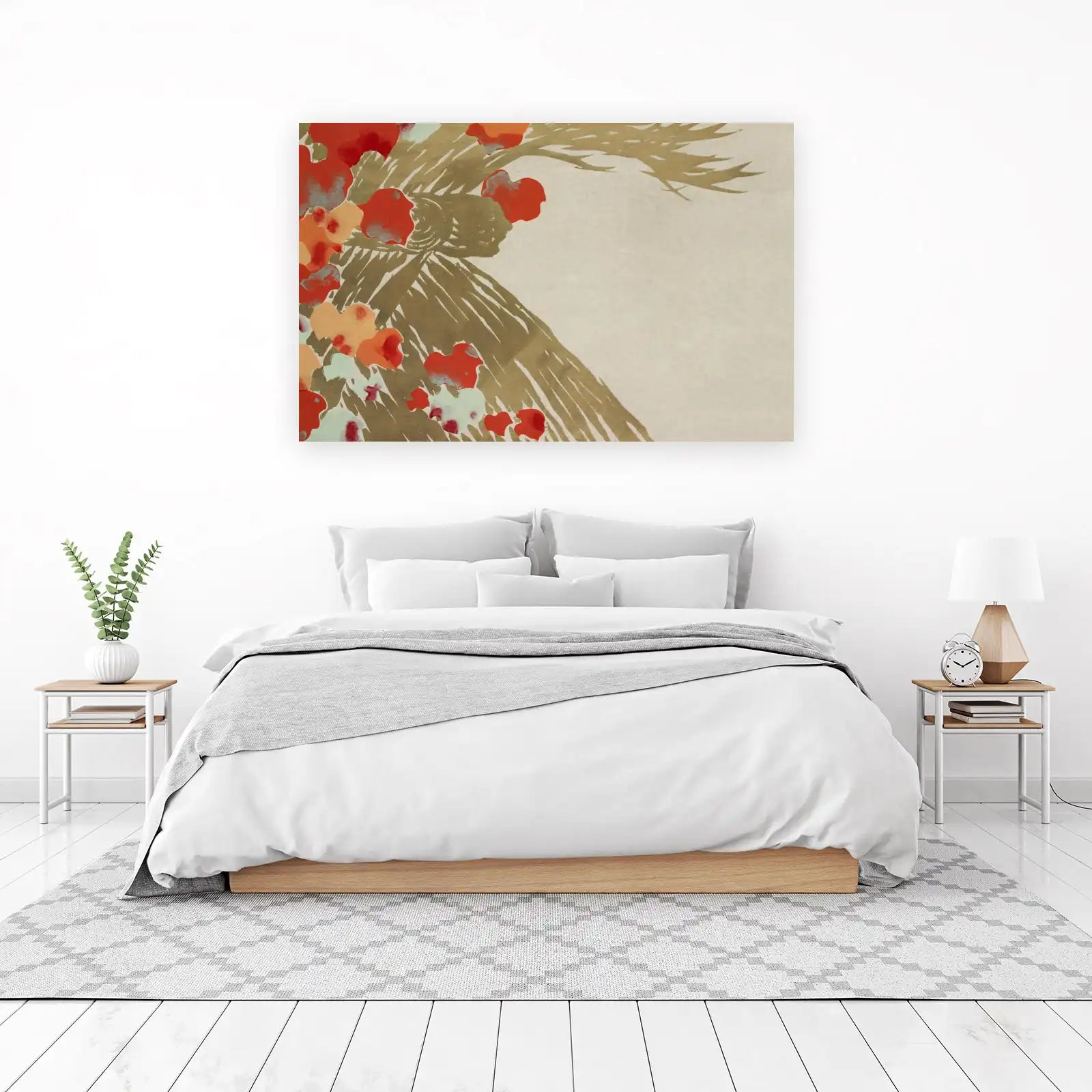 Vibrant Floral Abstract Wall Art