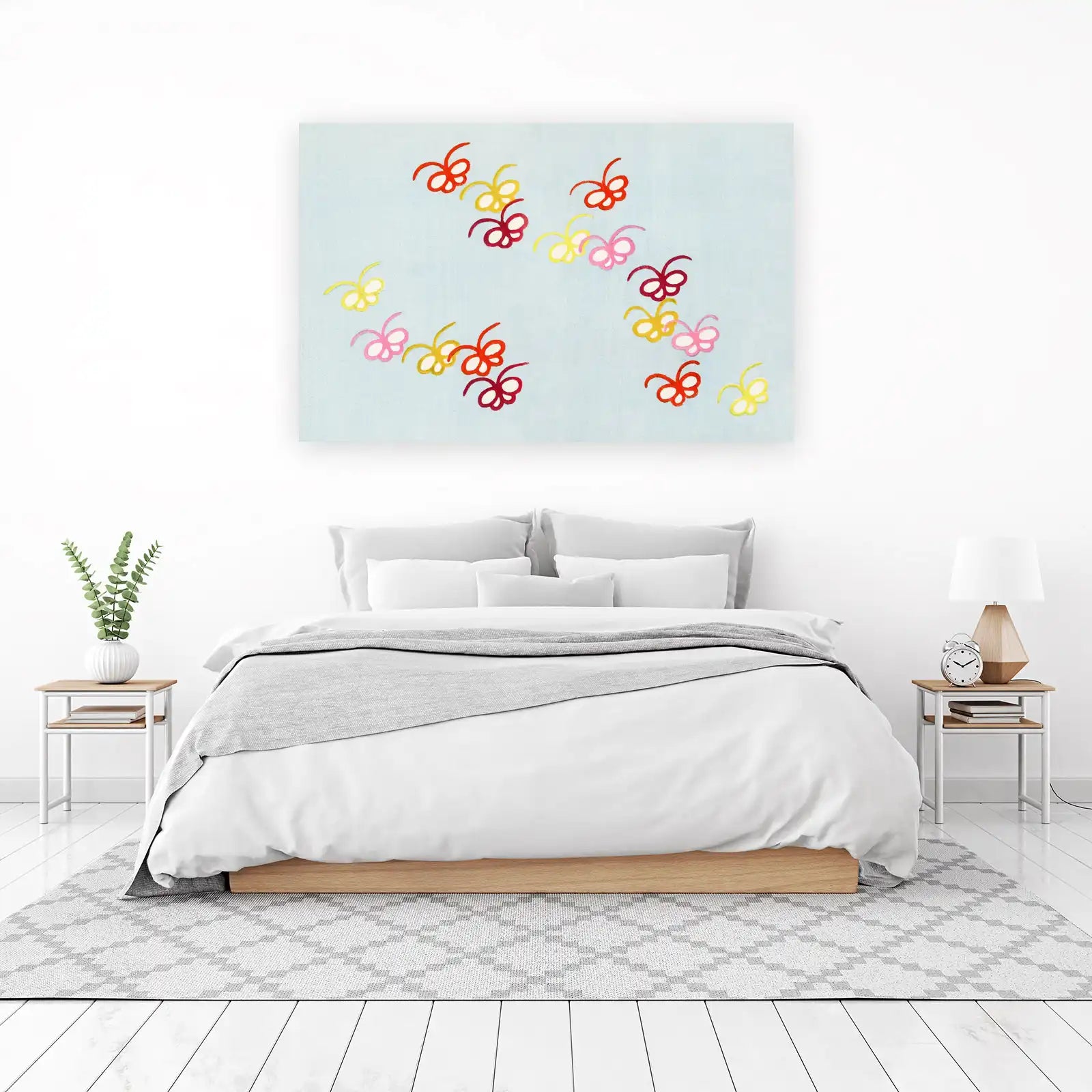 Whimsical Butterfly Ballet Wall Art