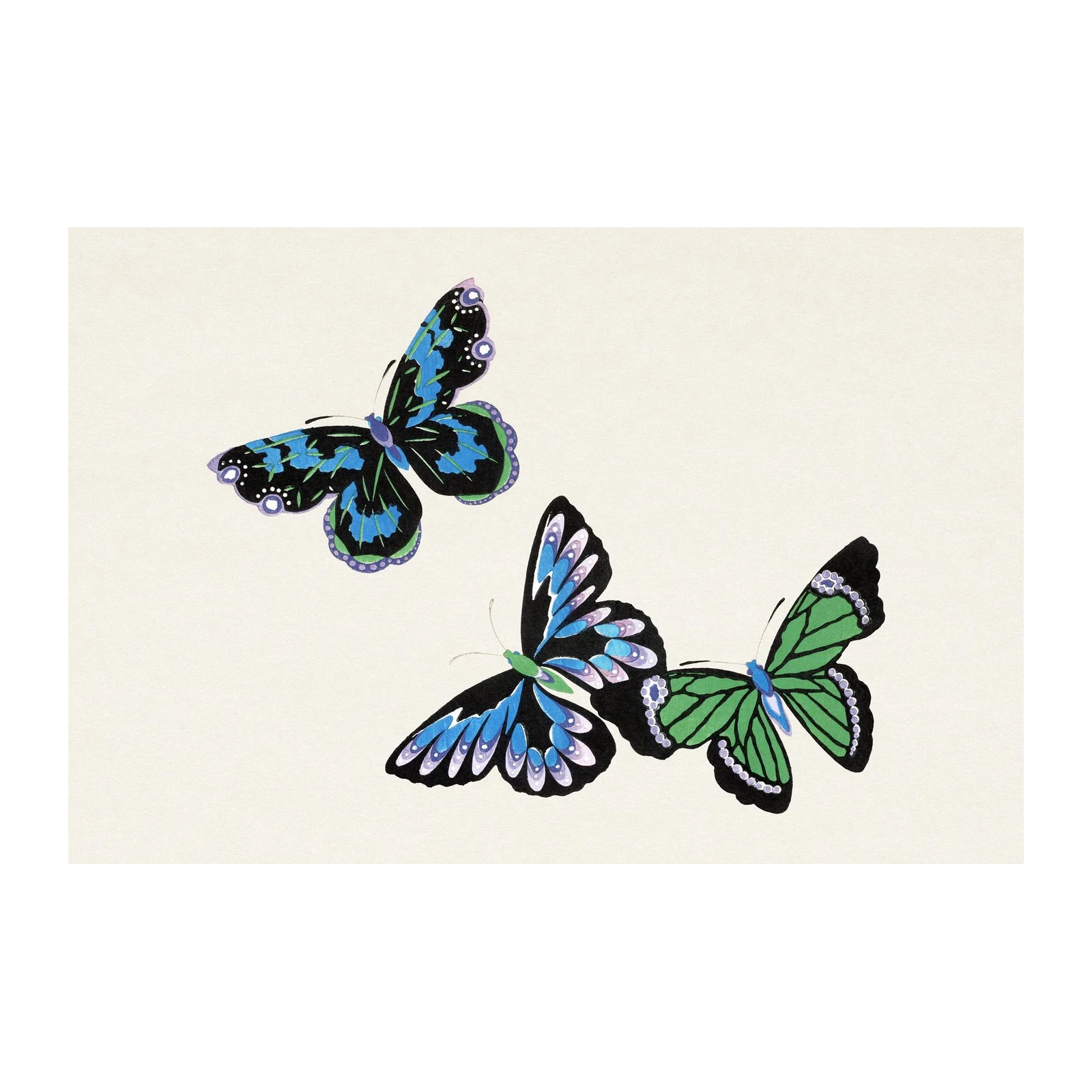 Enchanting Butterfly Trio Wall Art Wall Art
