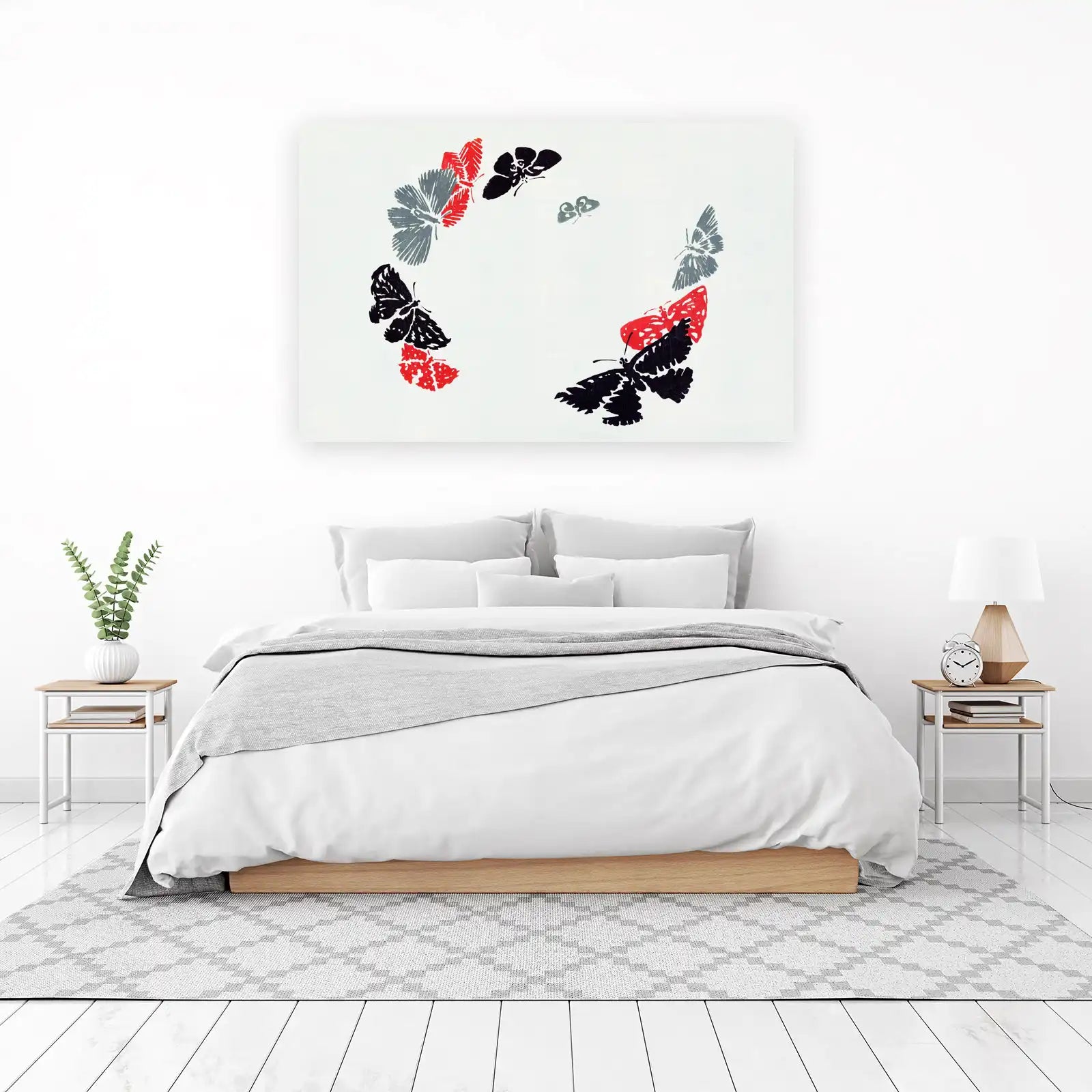 Elegant Butterfly Dance Wall Art