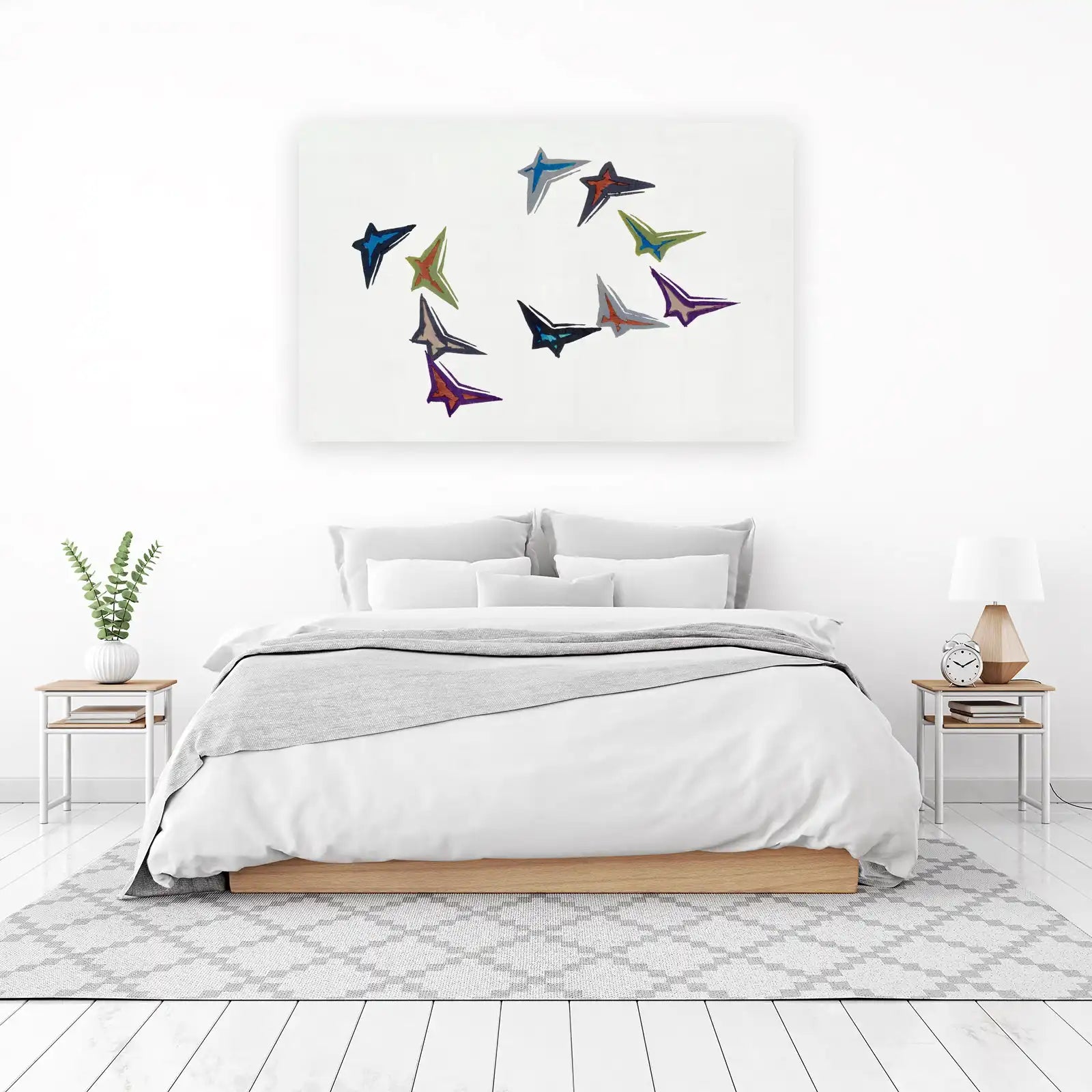 Abstract Starbursts Collection Wall Art