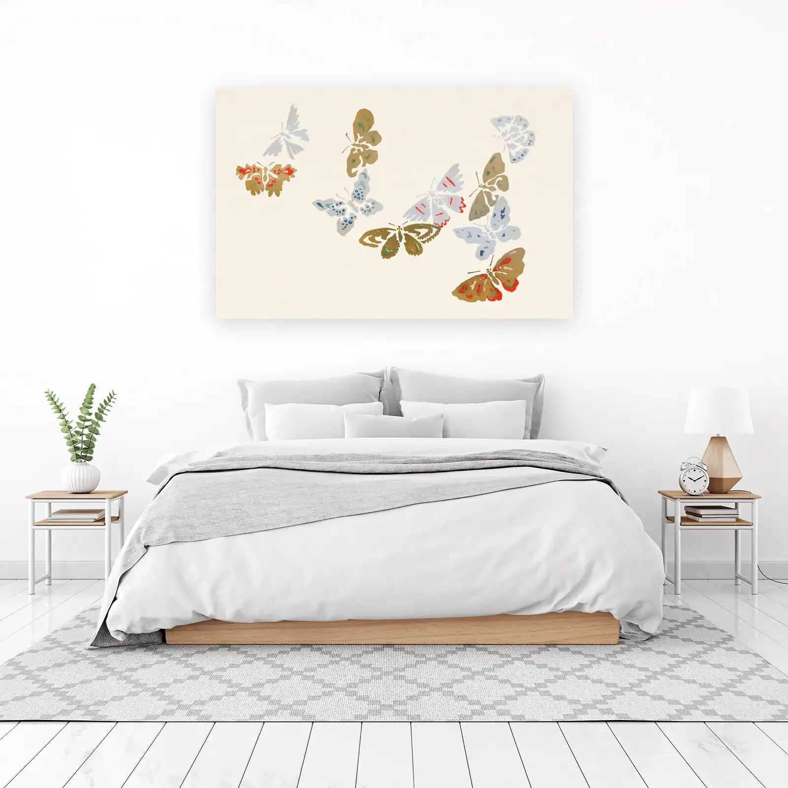 Ethereal Butterfly Flock Wall Art