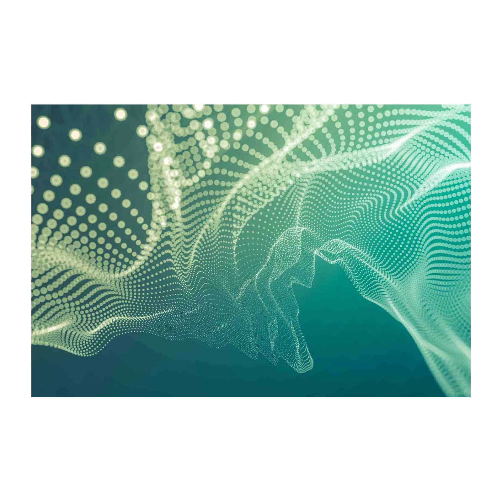 Abstract Nebula Waves Wall Art