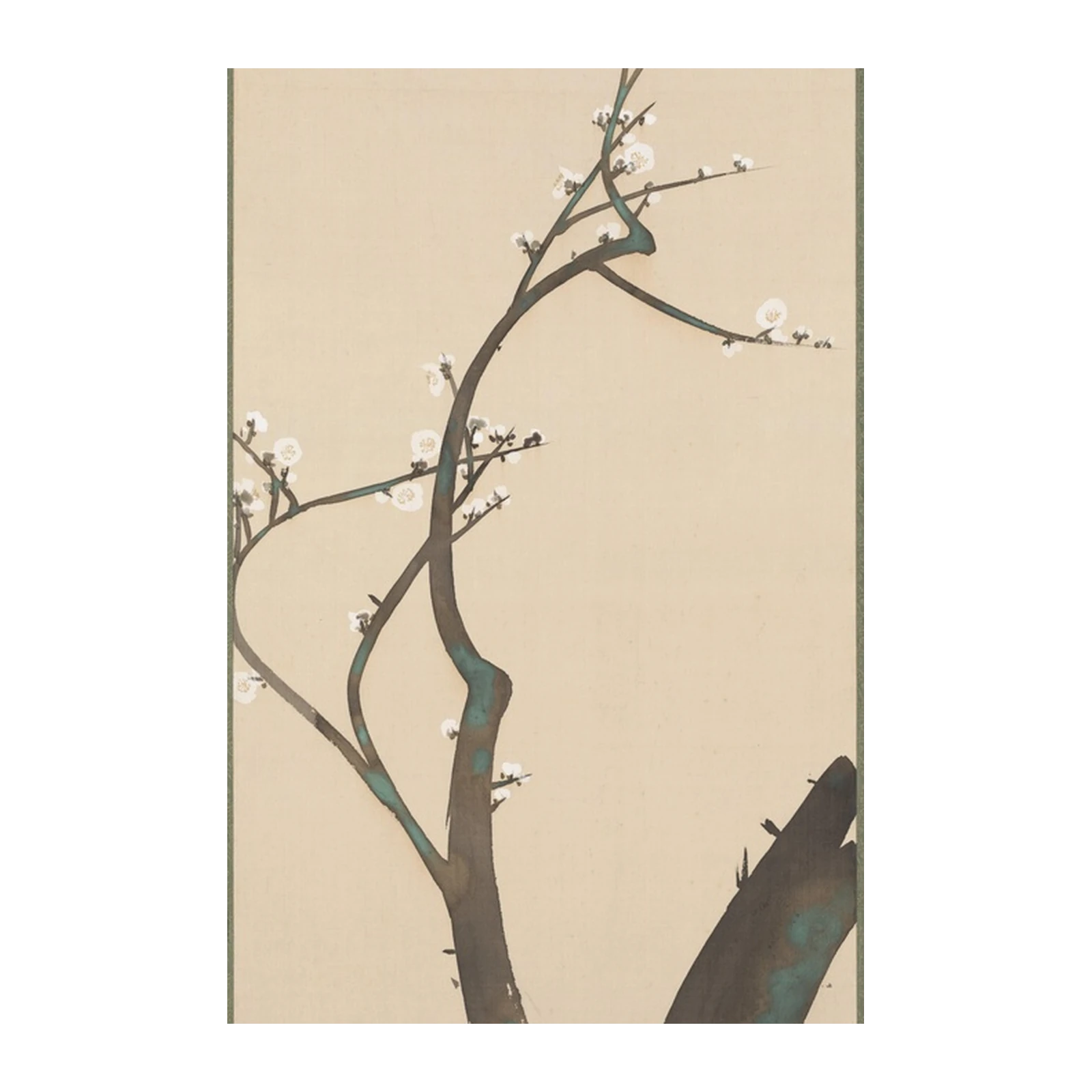Zen Plum Blossom Tree Wall Art