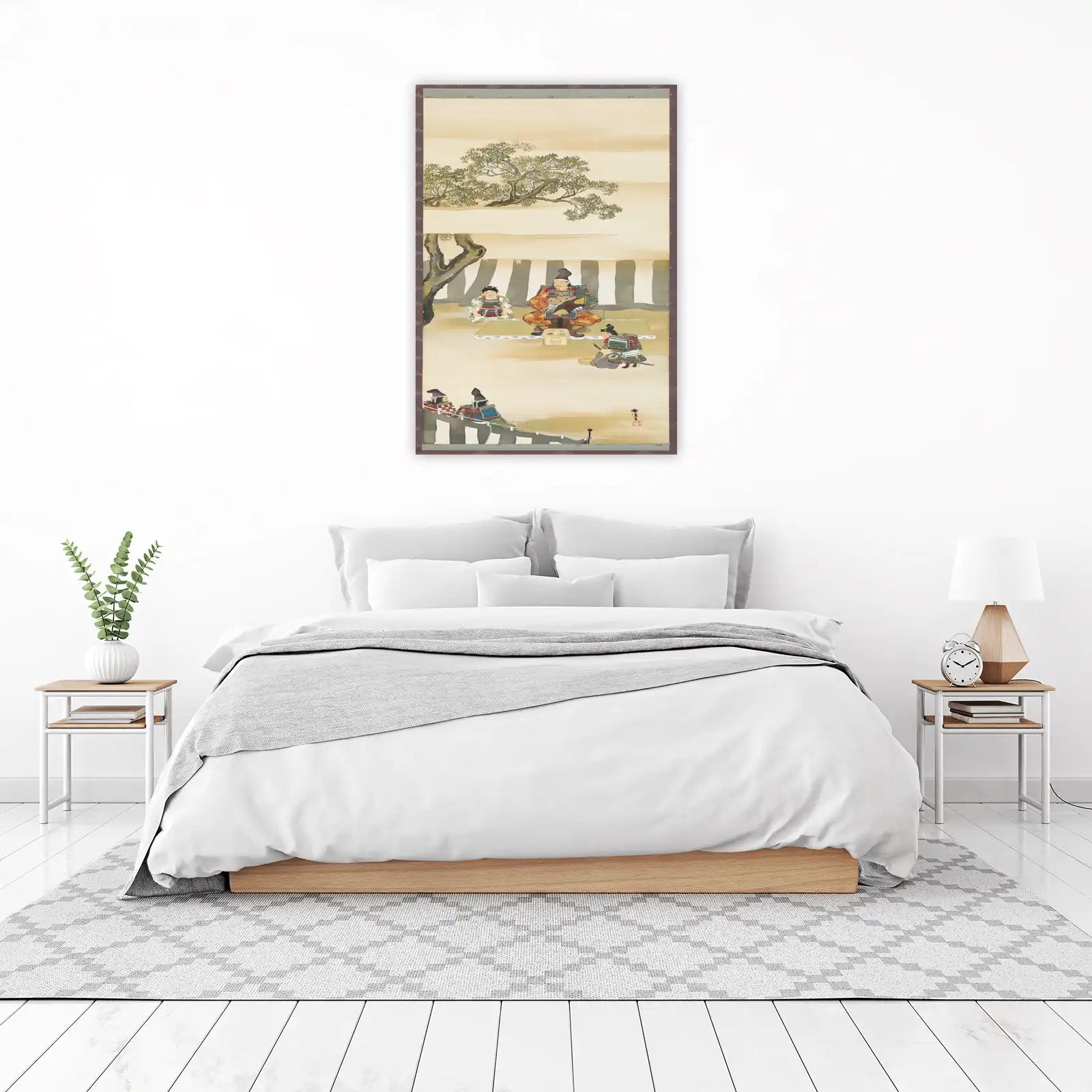 Samurai Gathering Japanese Art Wall Art