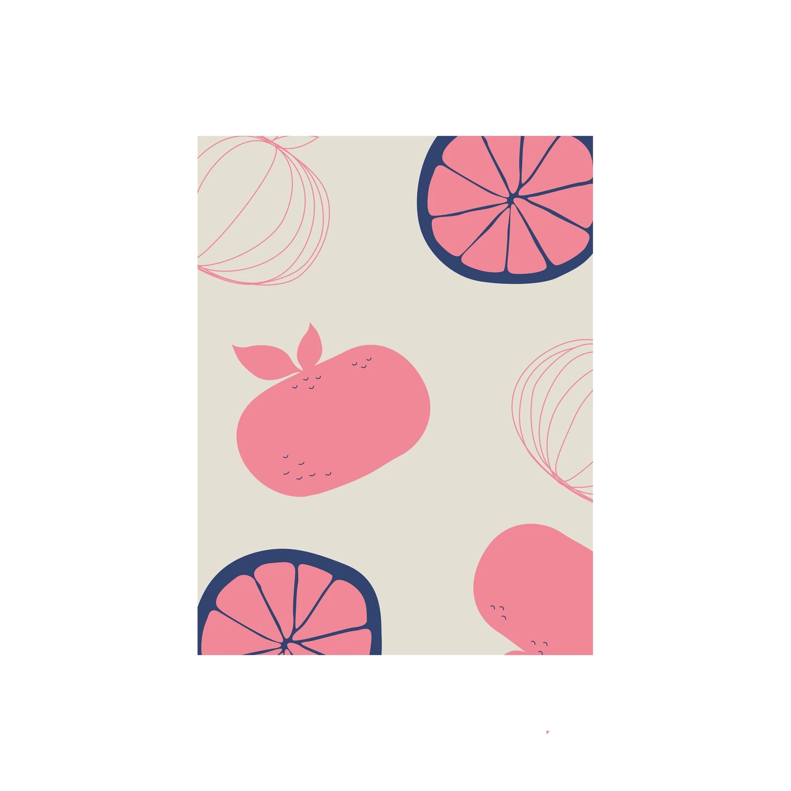 Abstract Citrus Grove Wall Art