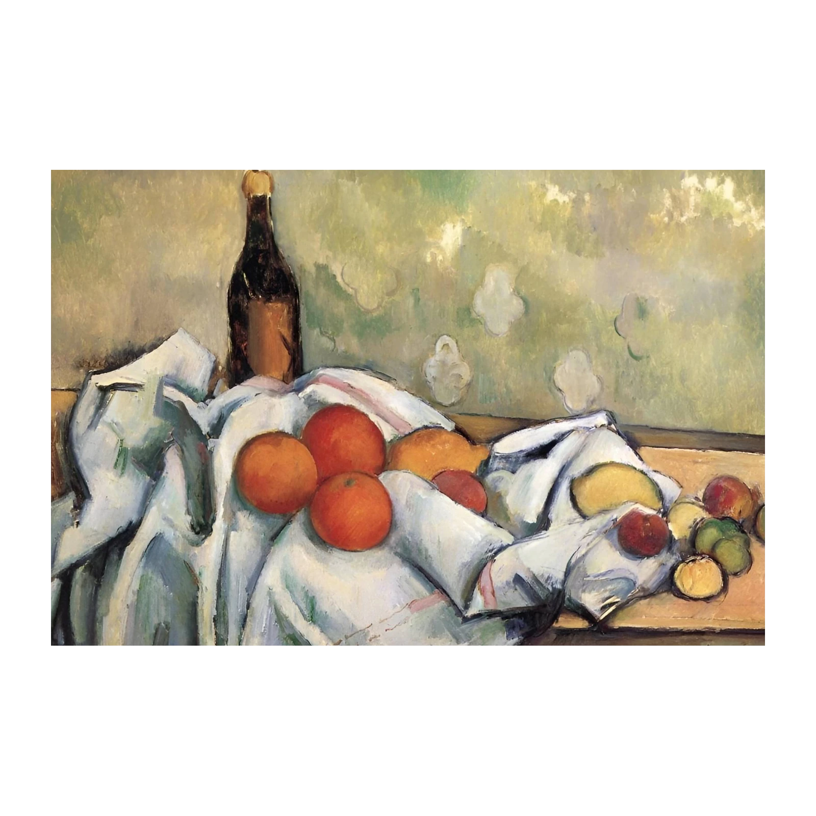 Classic Still Life Fruit & Bottle Wall Art