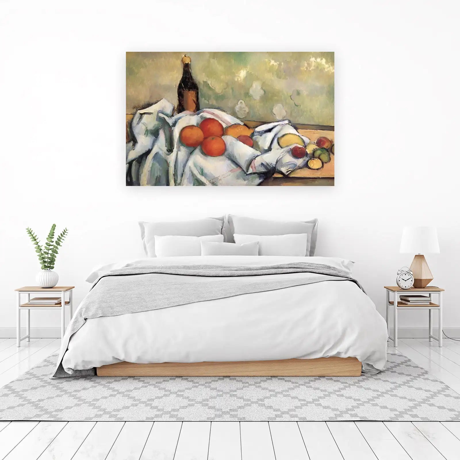 Classic Still Life Fruit & Bottle Wall Art