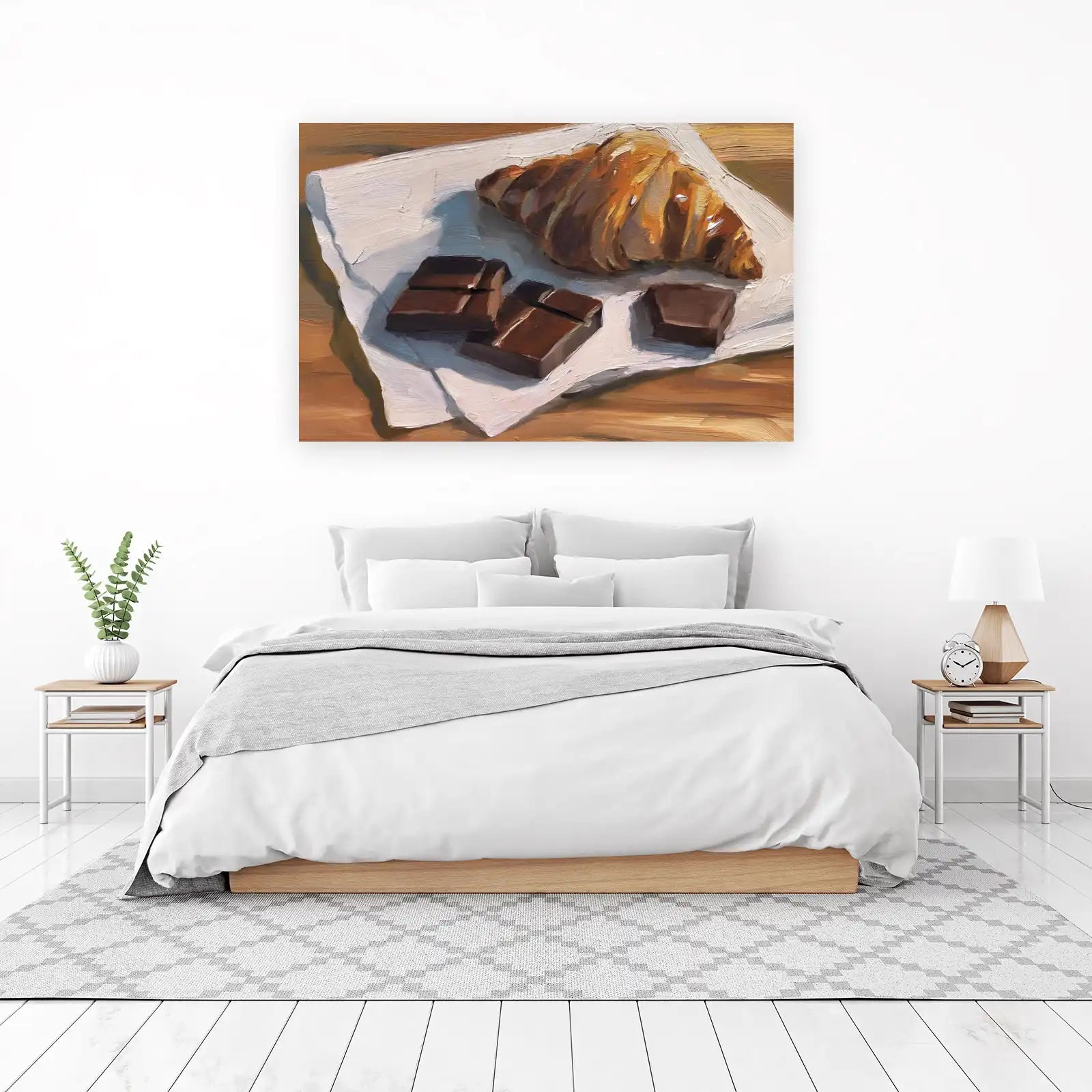 Gourmet Croissant & Chocolate Wall Art