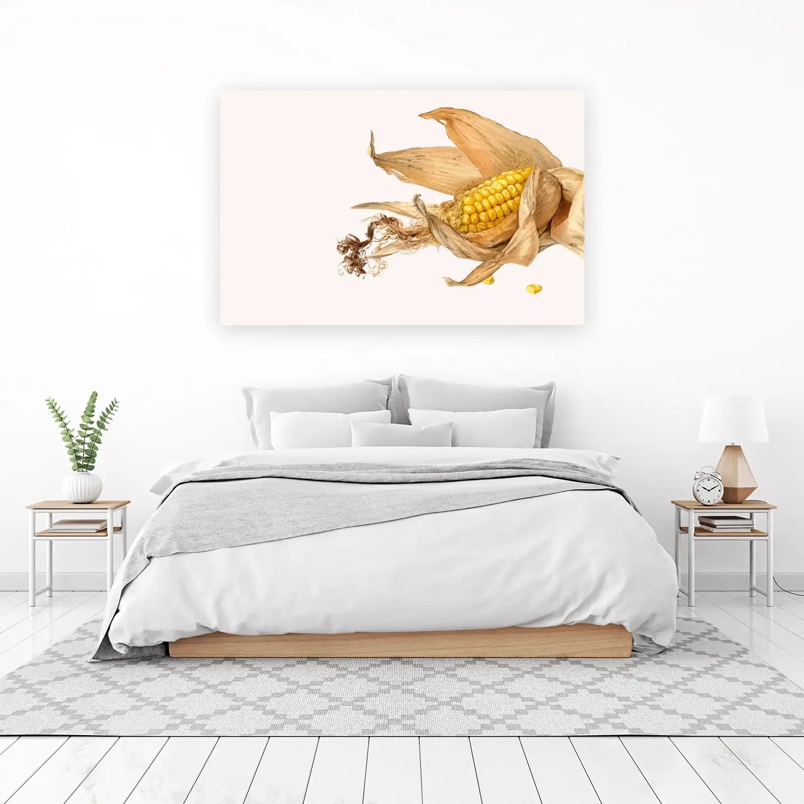 Golden Harvest Corn Botanical Art Wall Art
