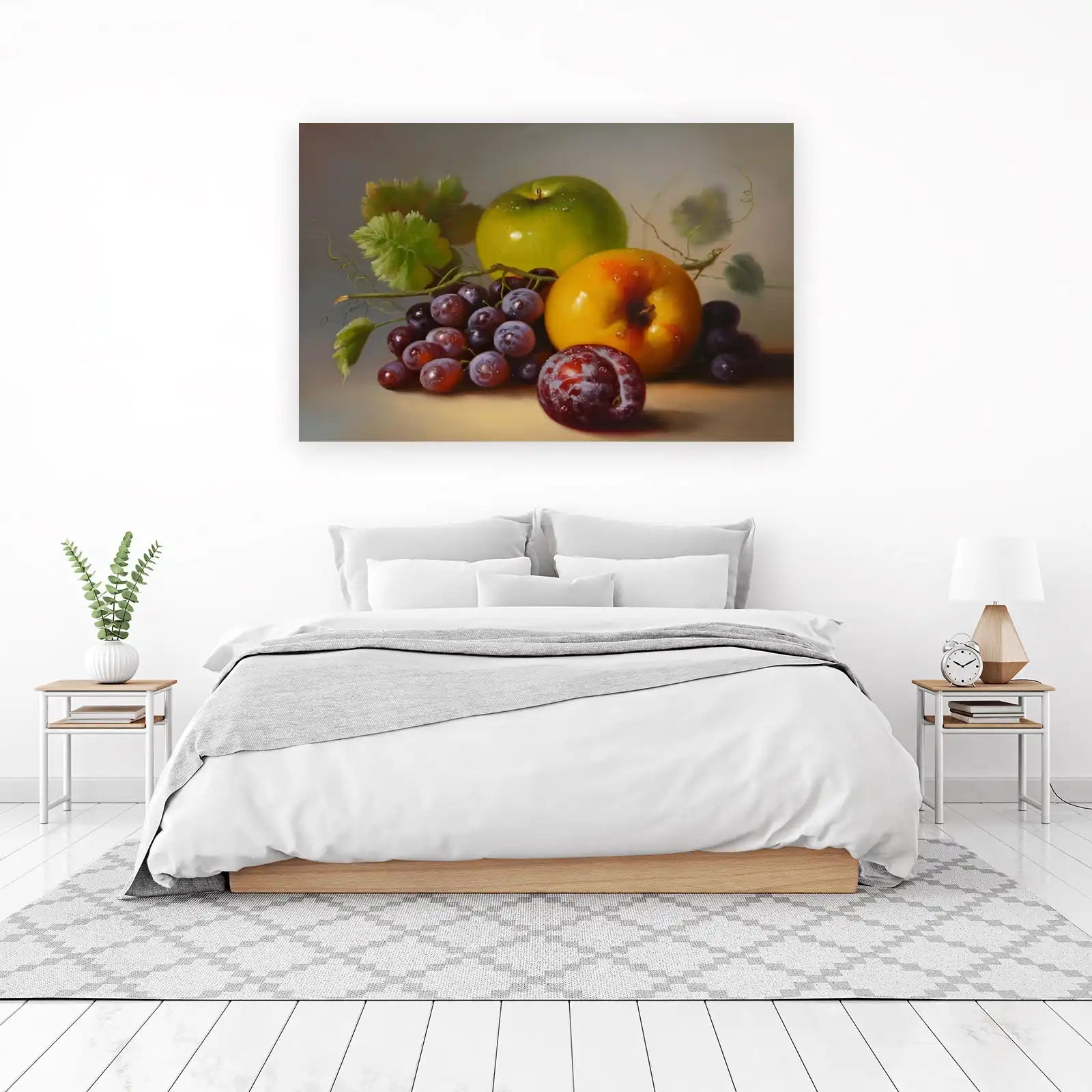 Vibrant Fruit Still Life on Wall Art