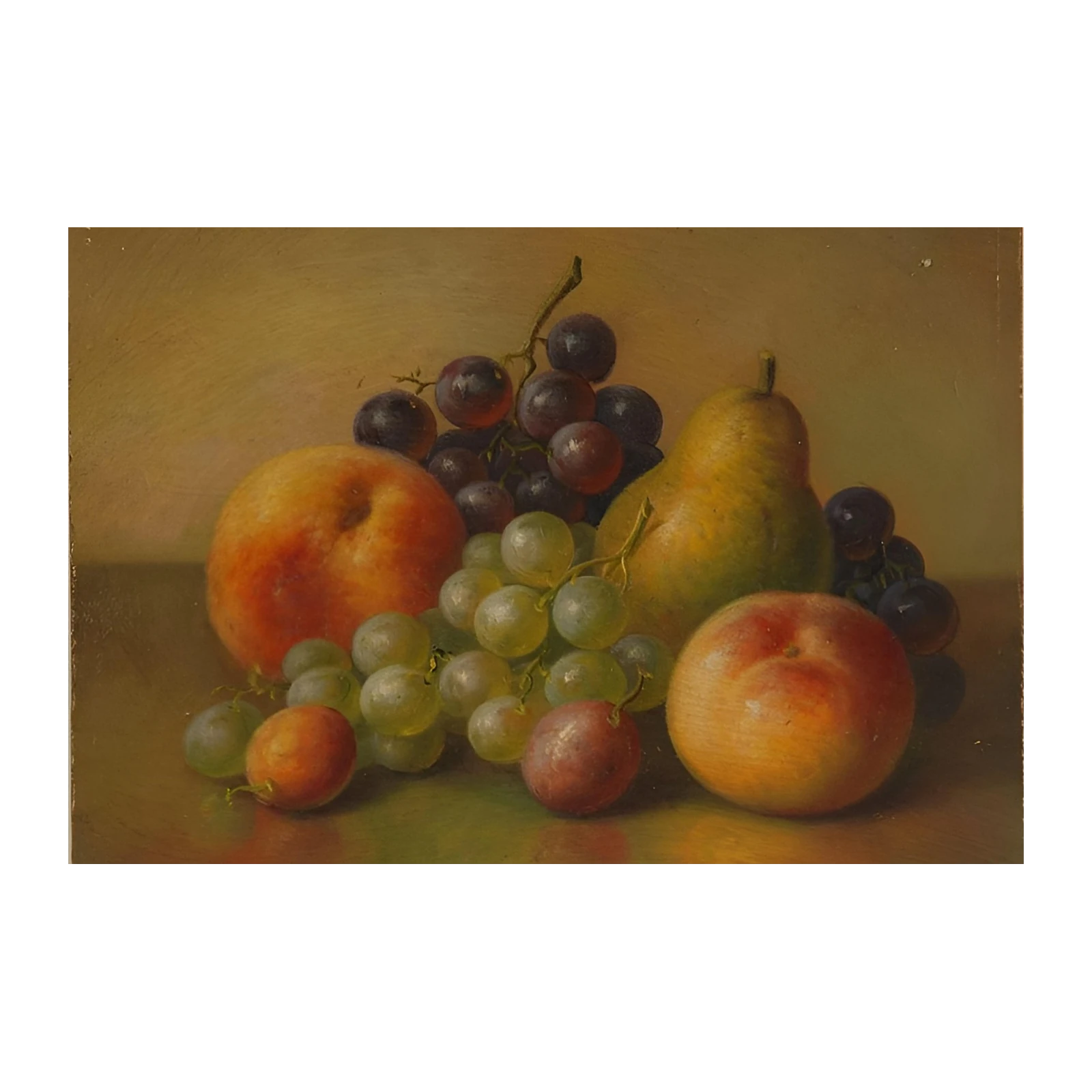 Vibrant Still Life Fruit Bunch Wall Art