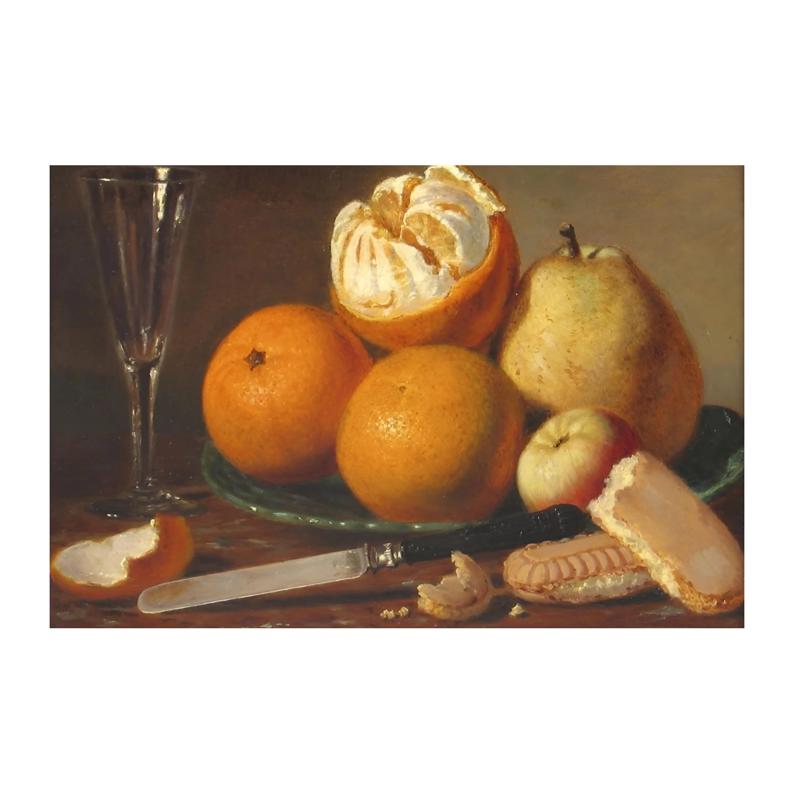 Oranges & Pear Still Life Fine Art Wall Art