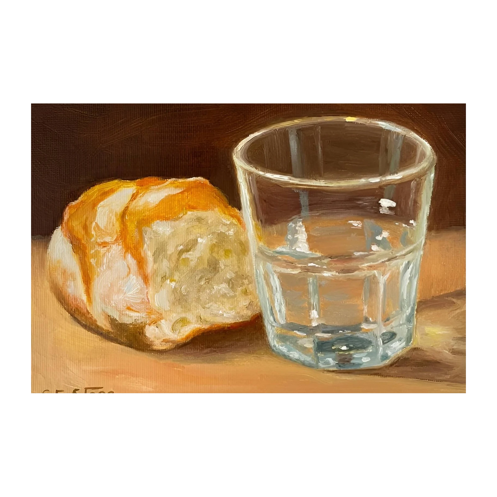 Simple Sustenance Bread & Water Wall Art
