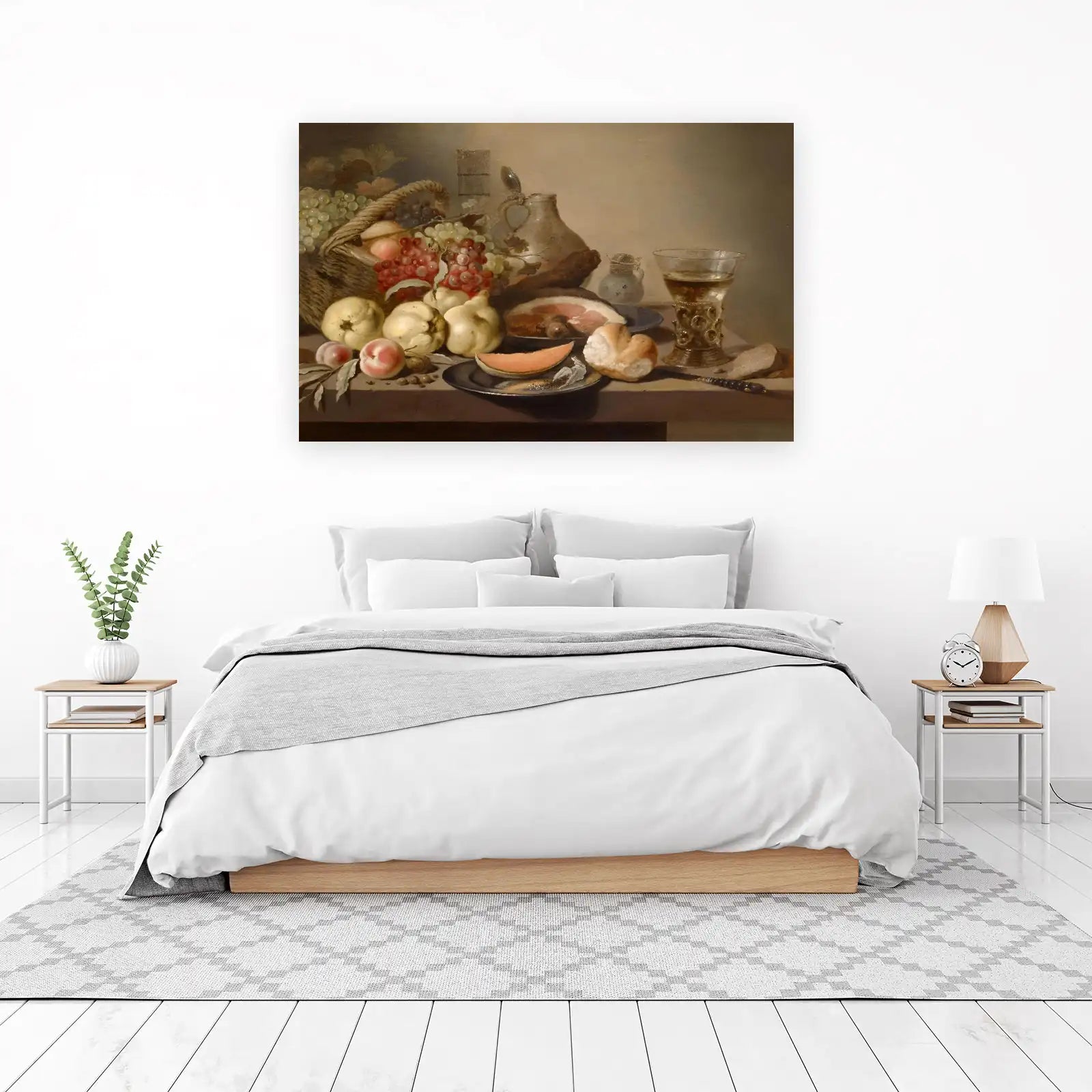 Classic Still Life Fruit & Meat Wall Art