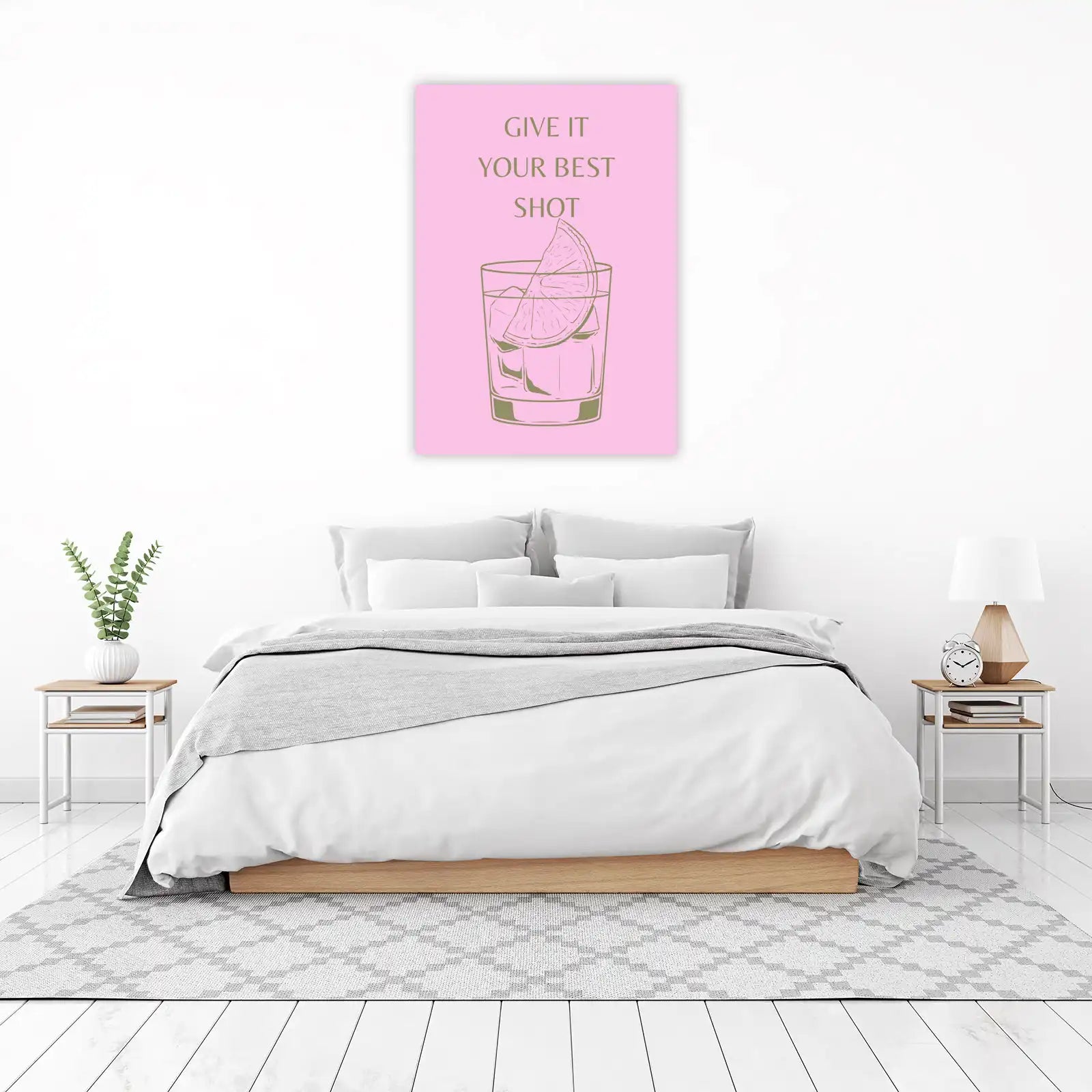 Give It Your Best Shot Cocktail Wall Art