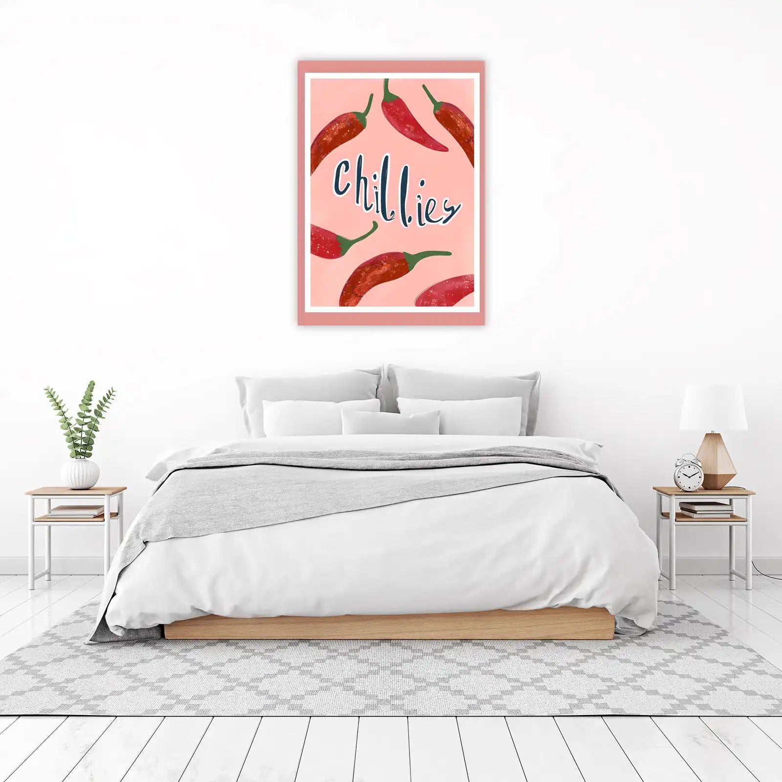 Spicy Chillies Kitchen Art Wall Art