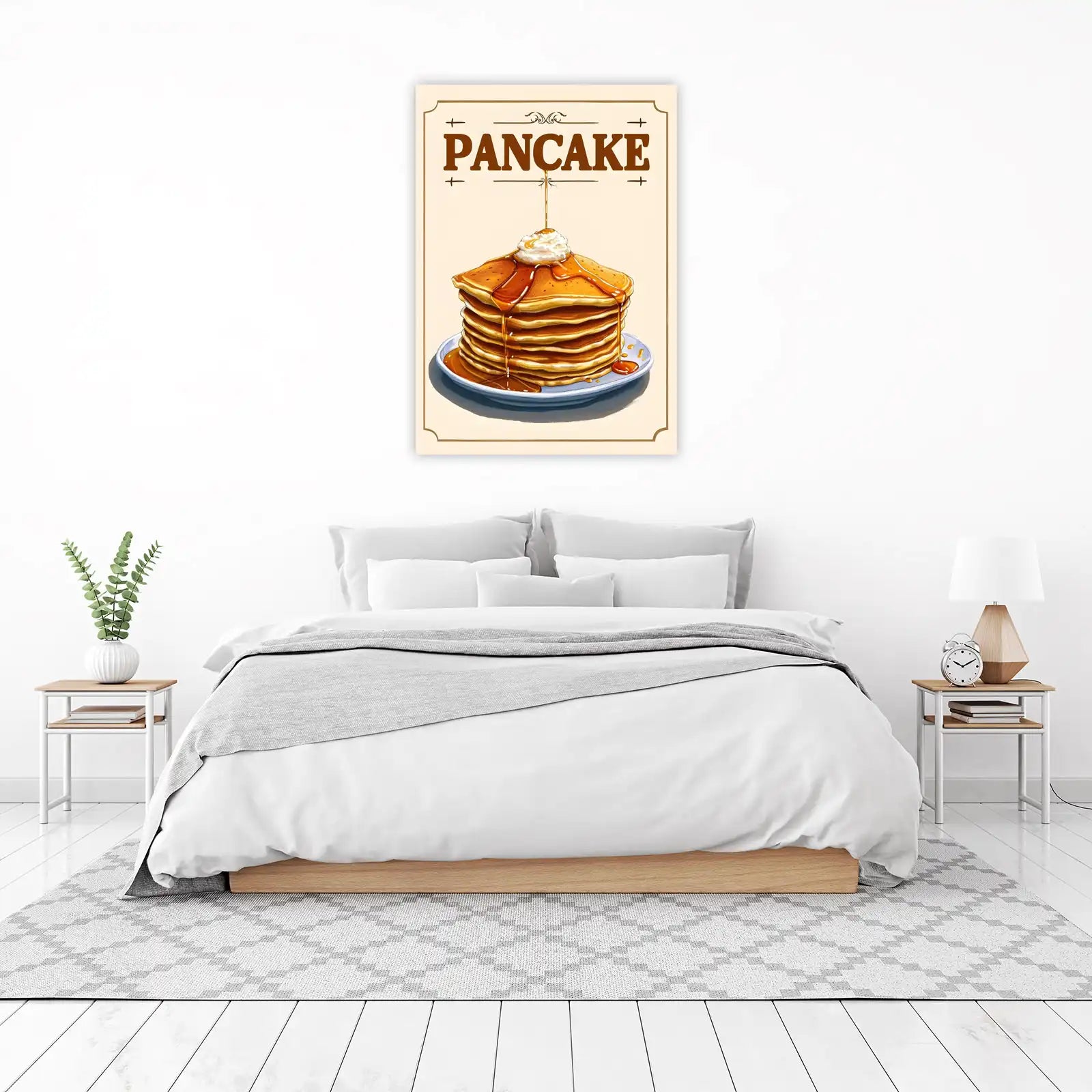 Vintage Pancake Stack Art Wall Art