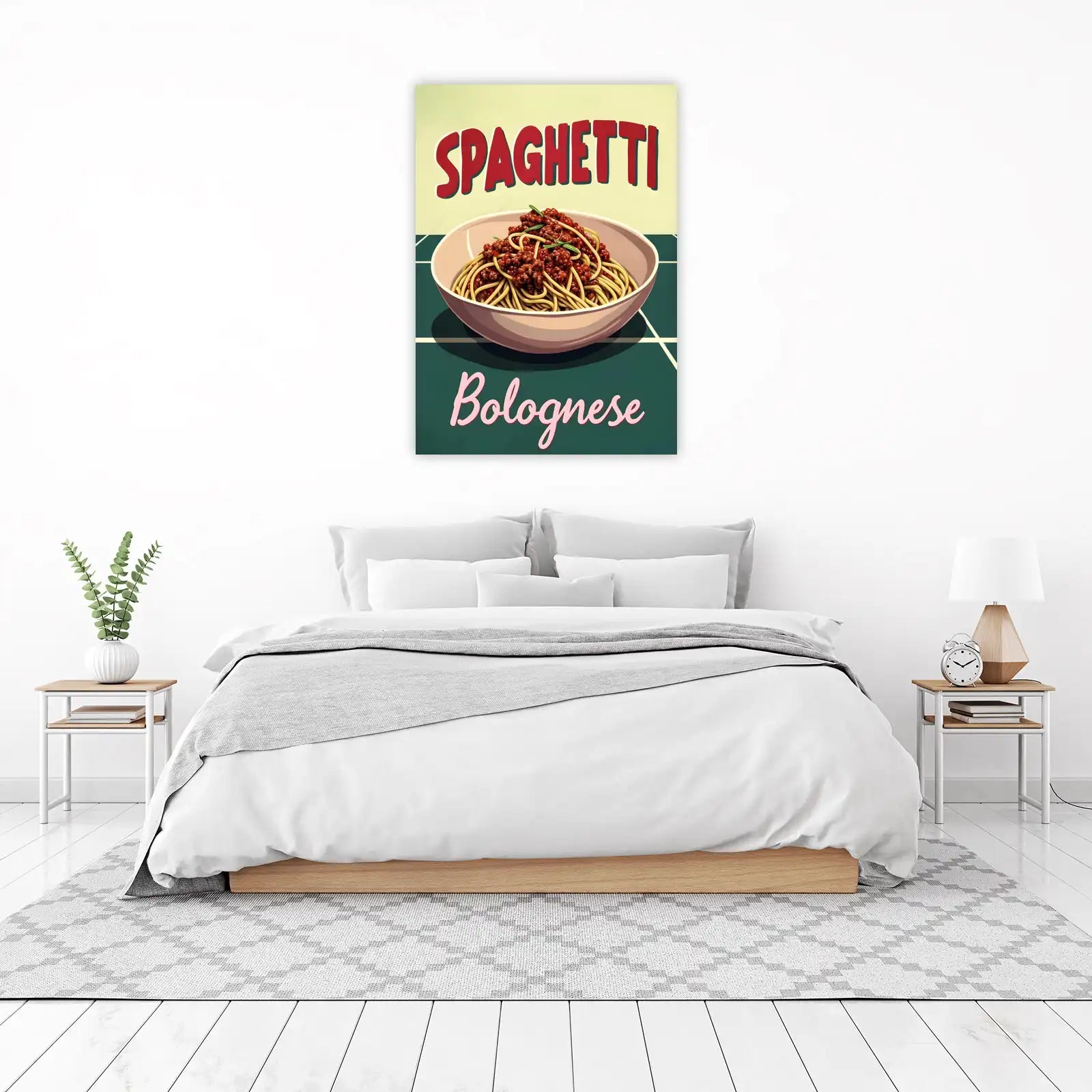 Vintage Spaghetti Bolognese Wall Art Wall Art