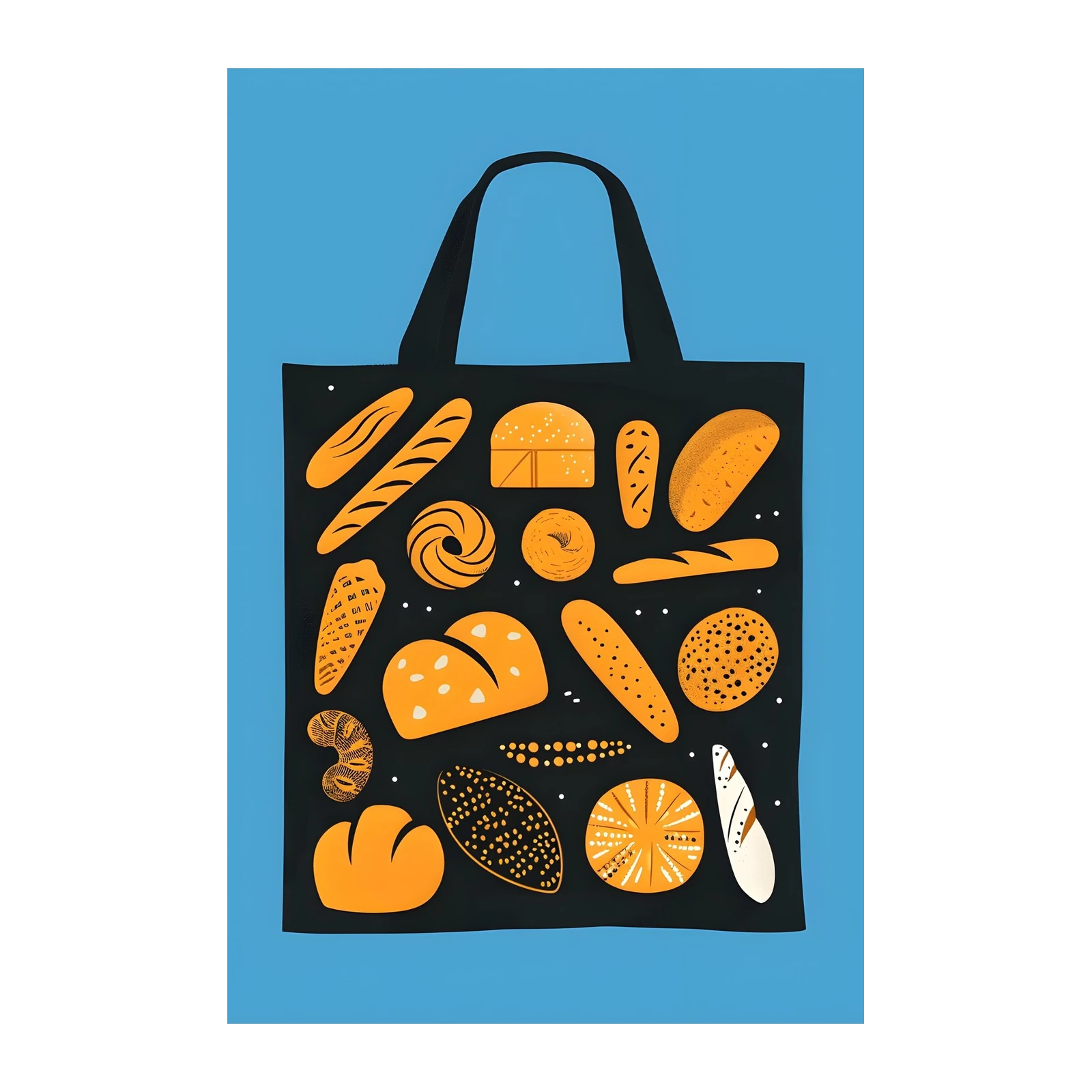 Whimsical Bread Assortment Wall Art
