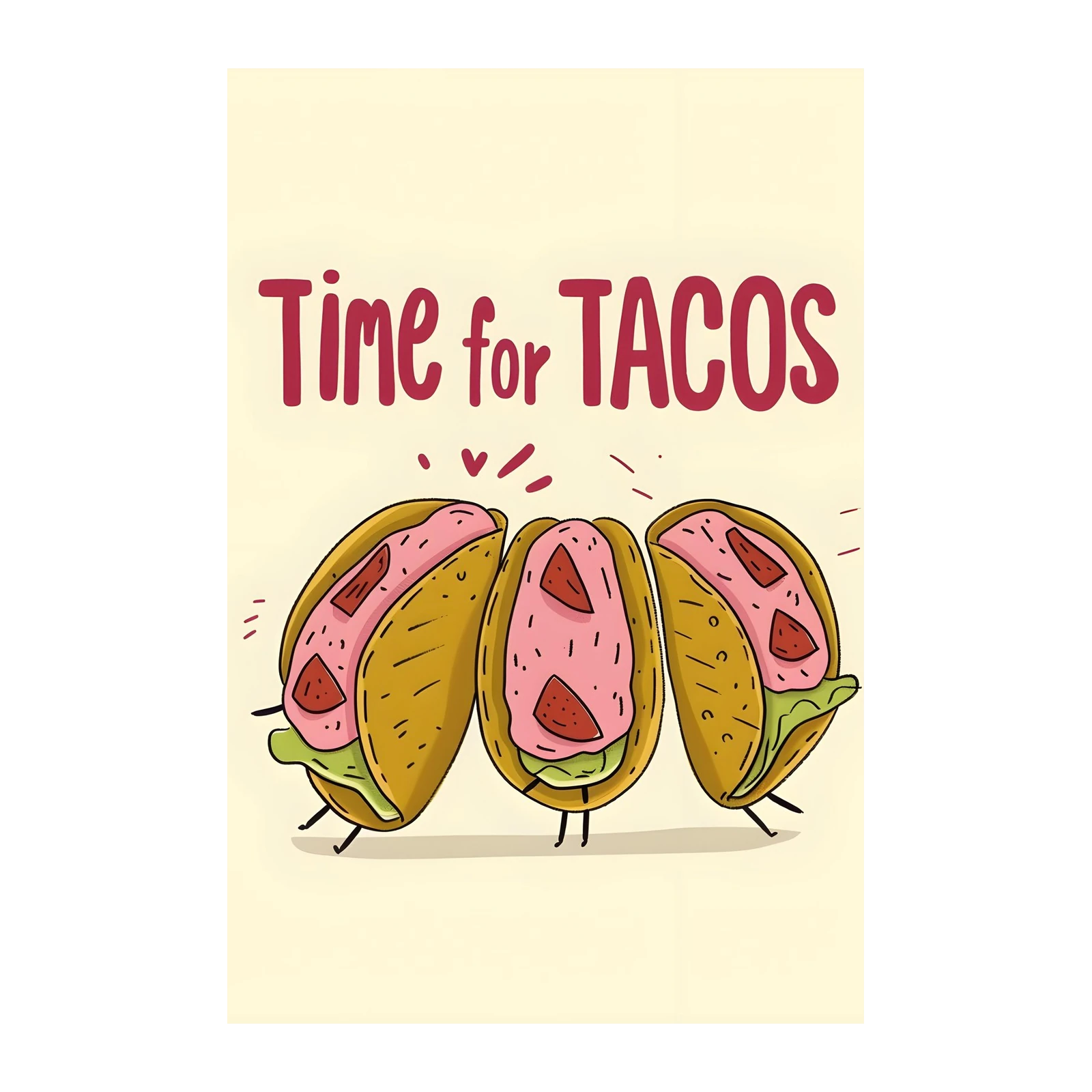 Fun Taco Time Wall Art Wall Art