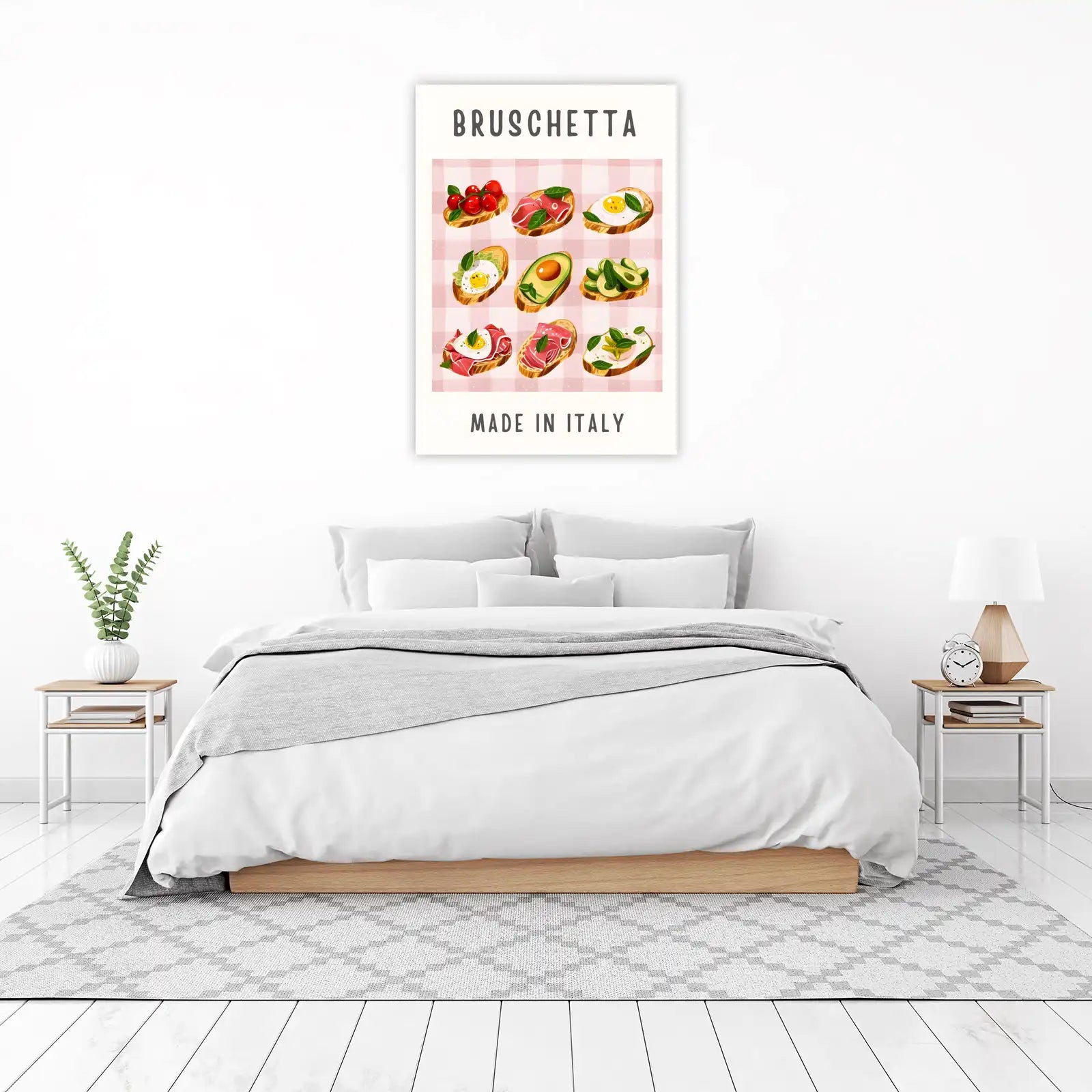Artisan Bruschetta Bites Kitchen Wall Art