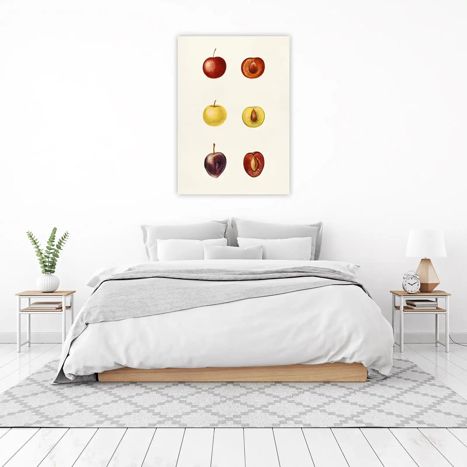 Vintage Fruit Botanical Study Wall Art