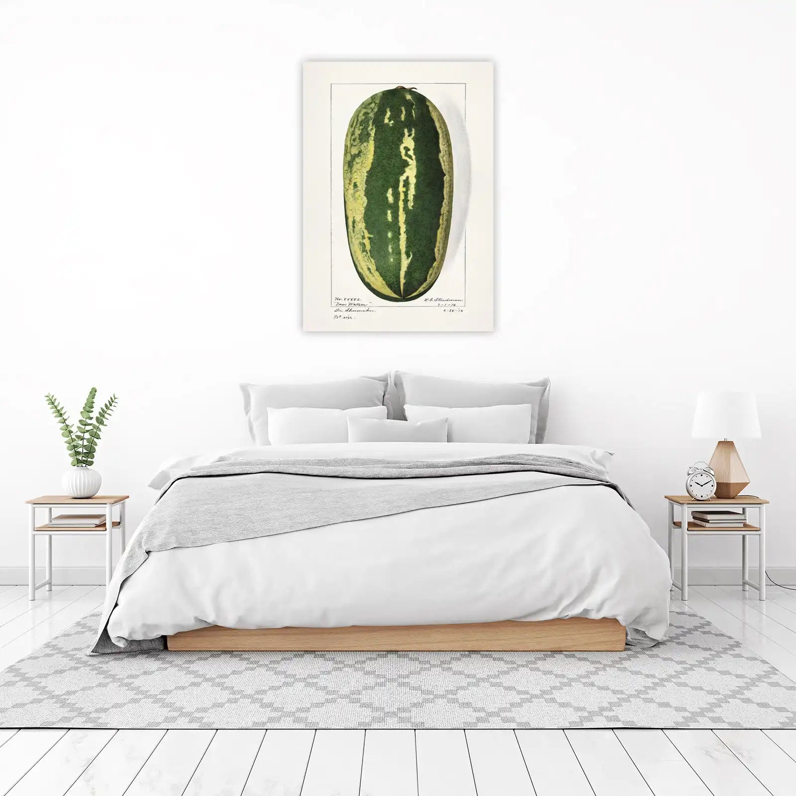 Vintage Watermelon "Tom Watson" Wall Art