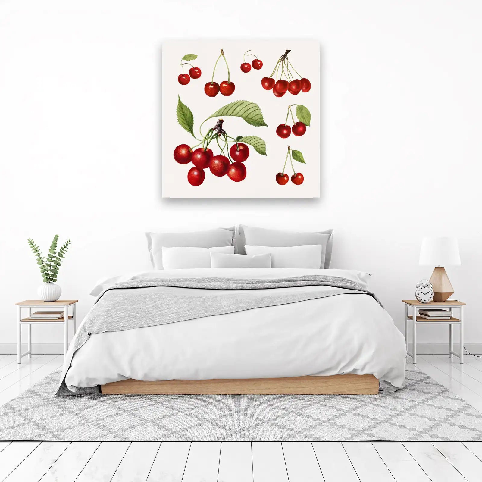 Vintage Botanical Cherry Art Wall Art