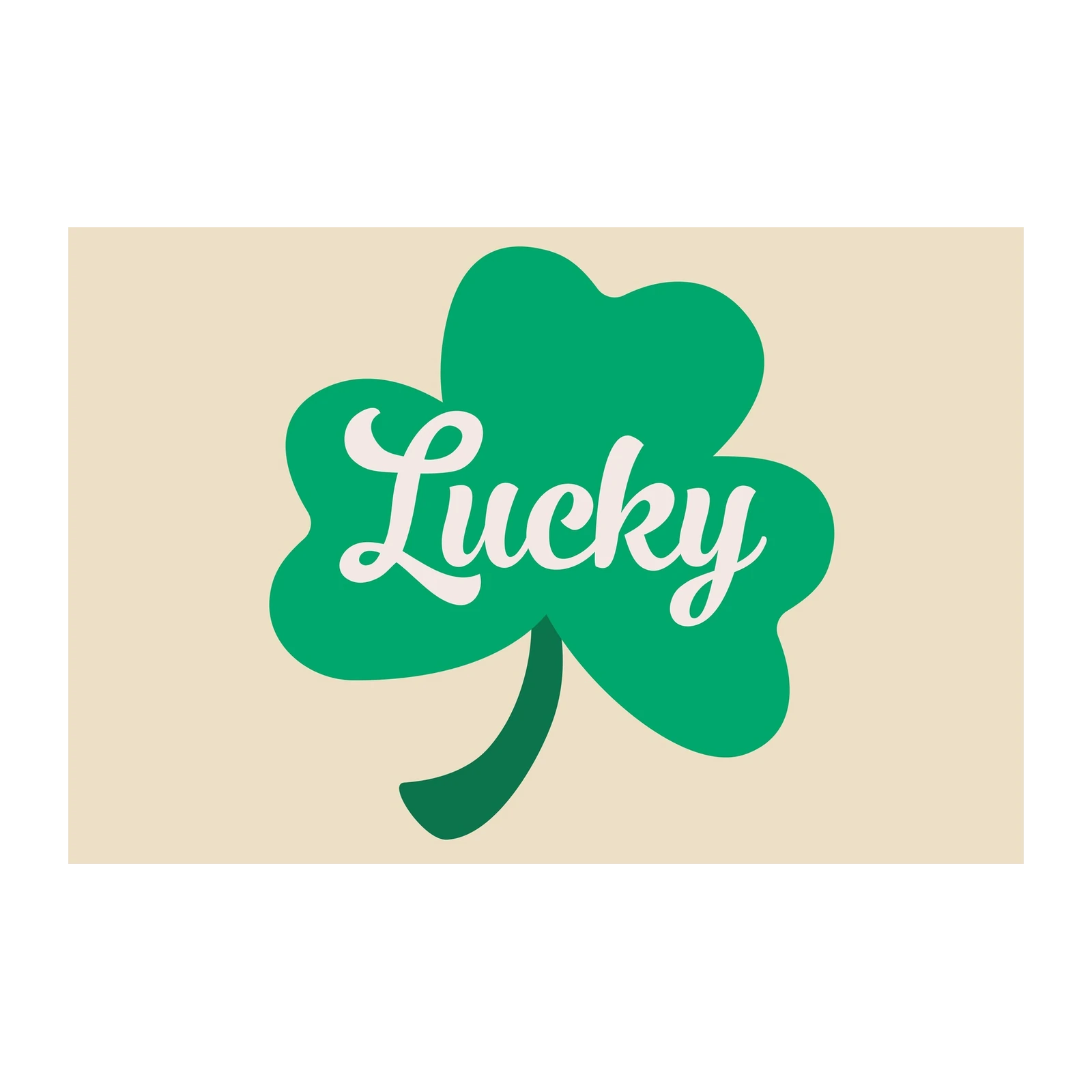 Lucky Shamrock Wall Art Wall Art