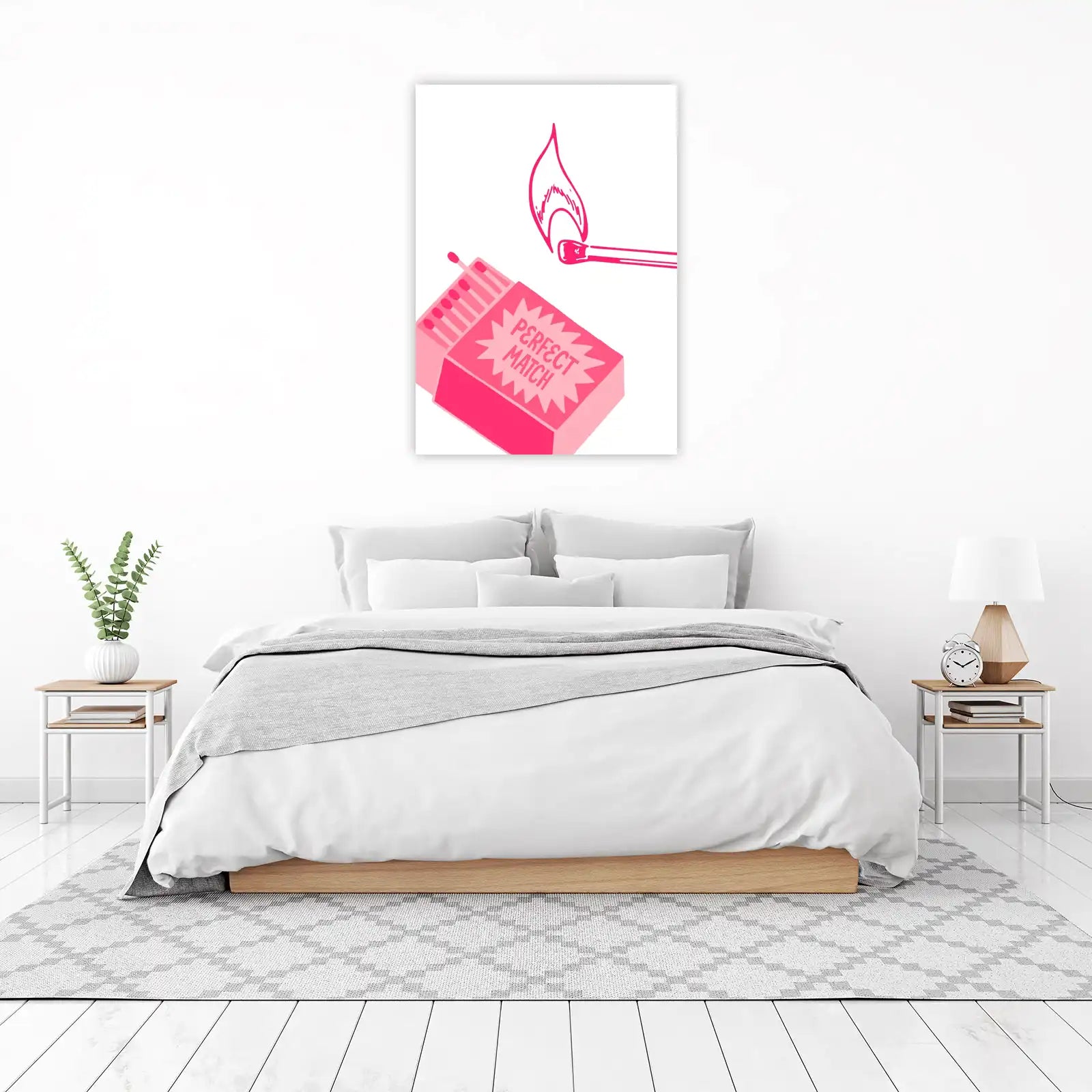 Pink Perfect Match Art Wall Art