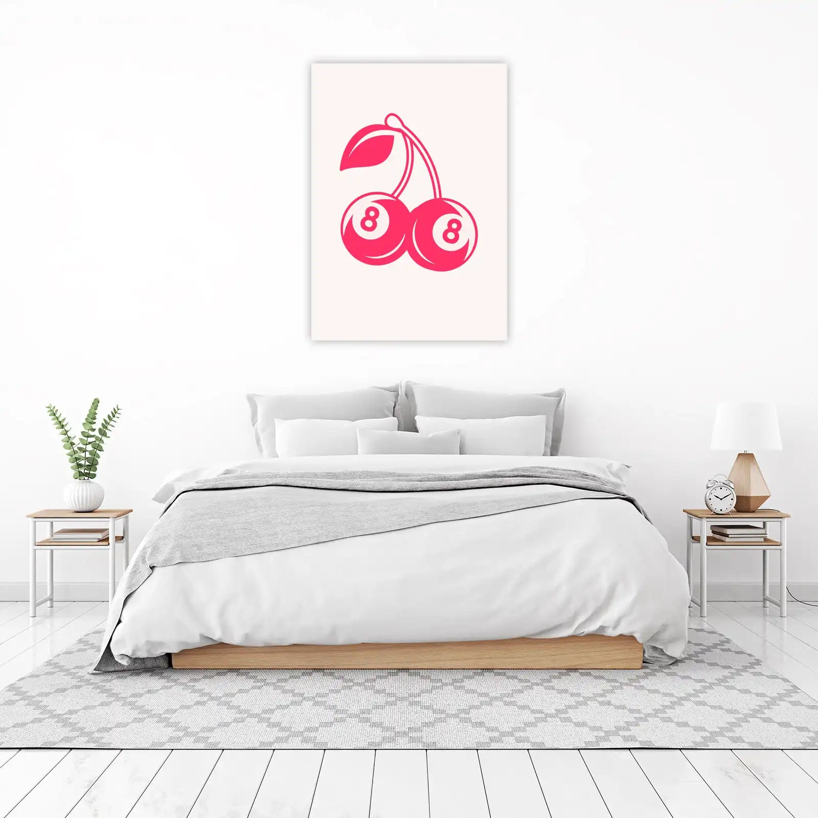 Lucky 8 Ball Cherries Pop Art Wall Art