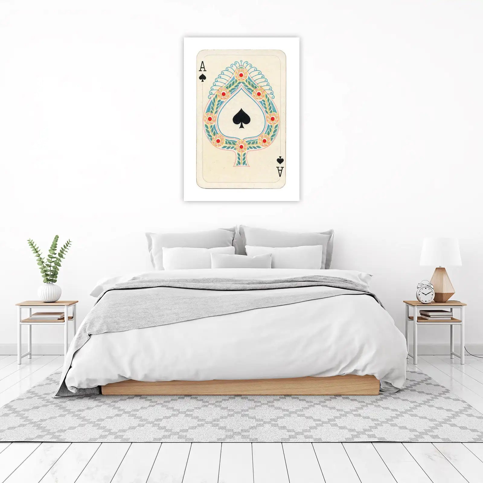 Vintage Ace of Spades Card Wall Art