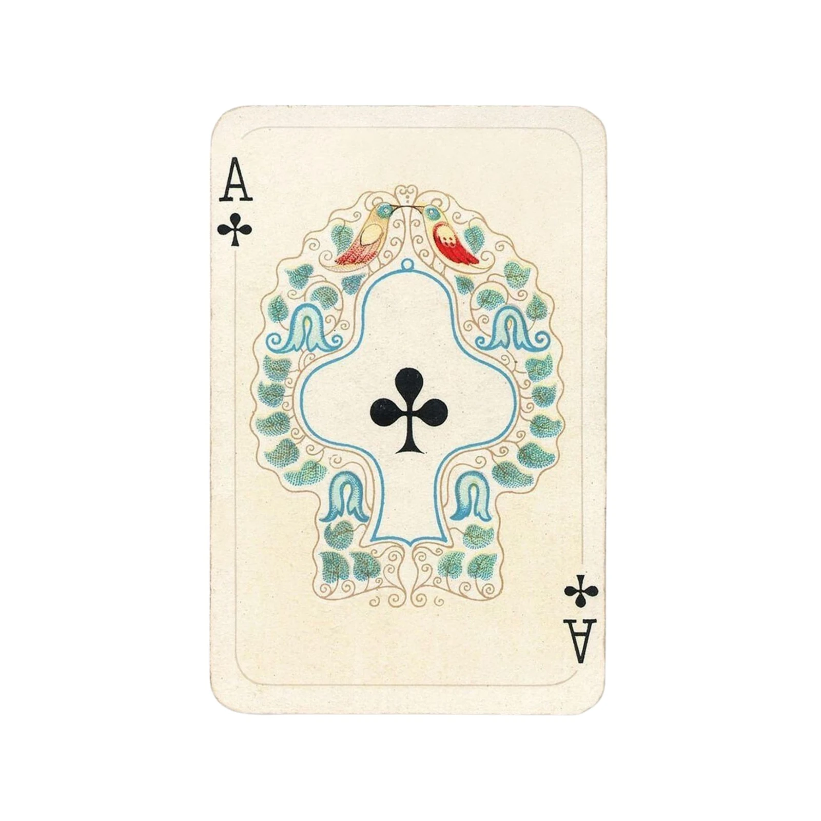 Vintage Ace of Clubs Art Wall Art