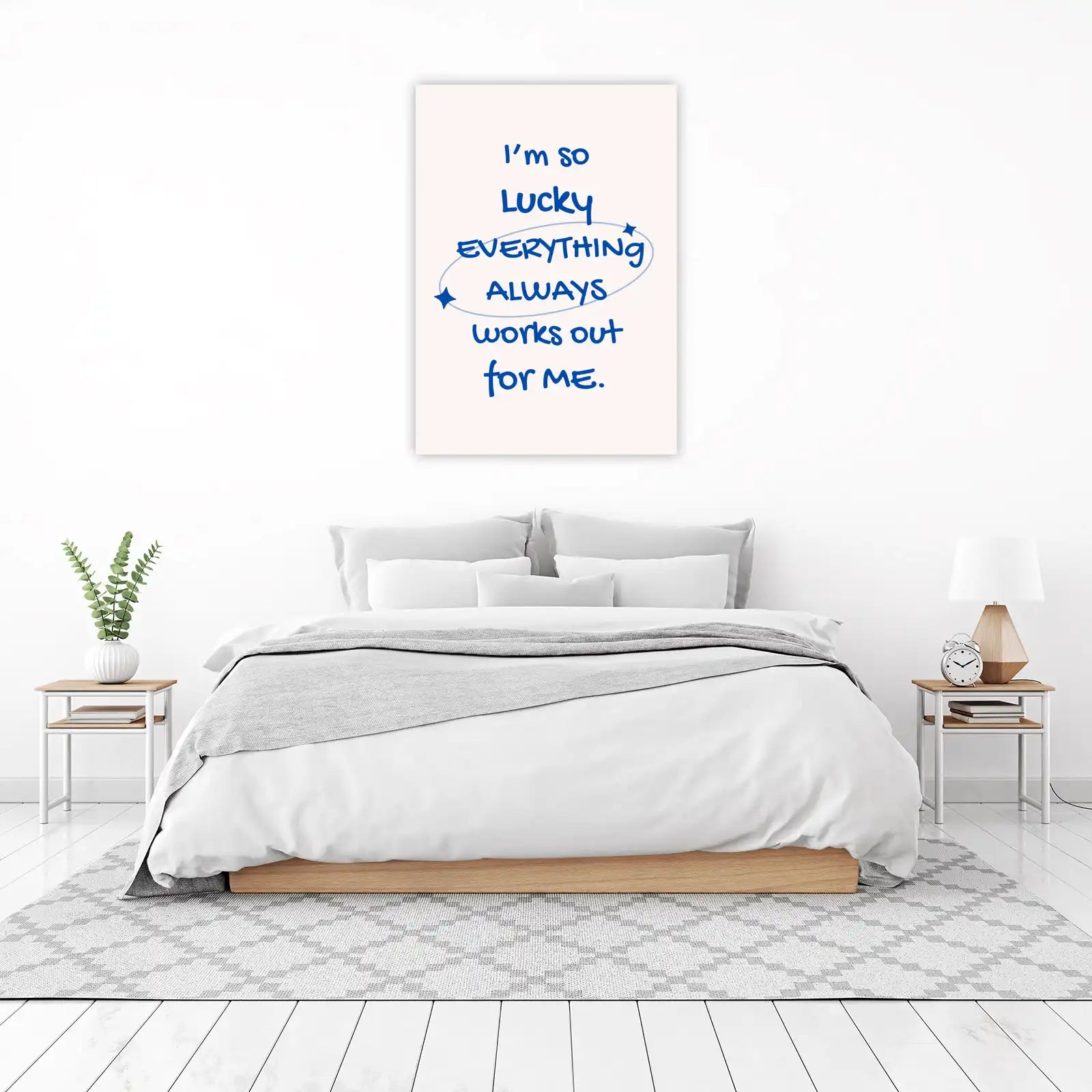 Lucky Everything Always Works Out Wall Art