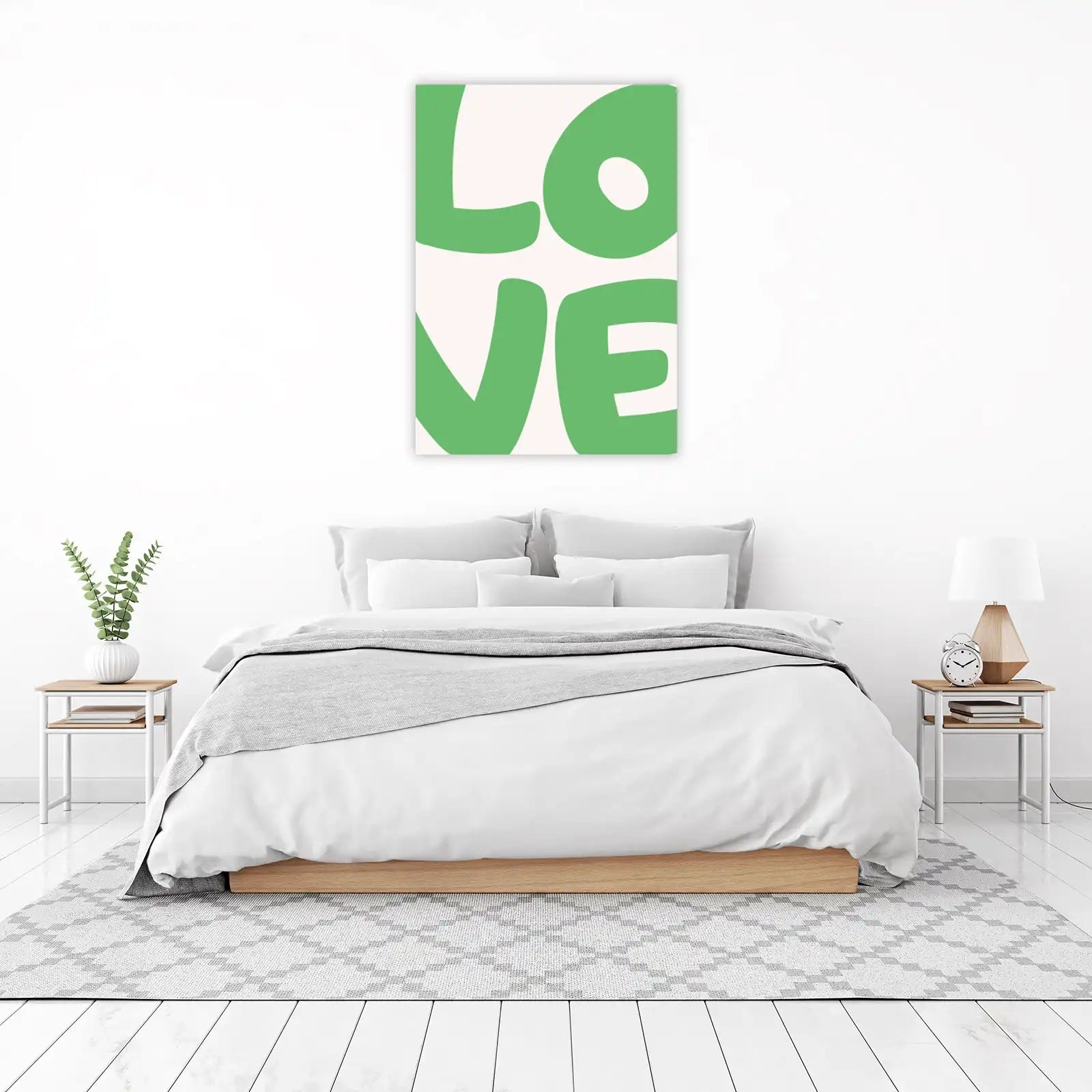Vibrant Love Word Art Wall Art