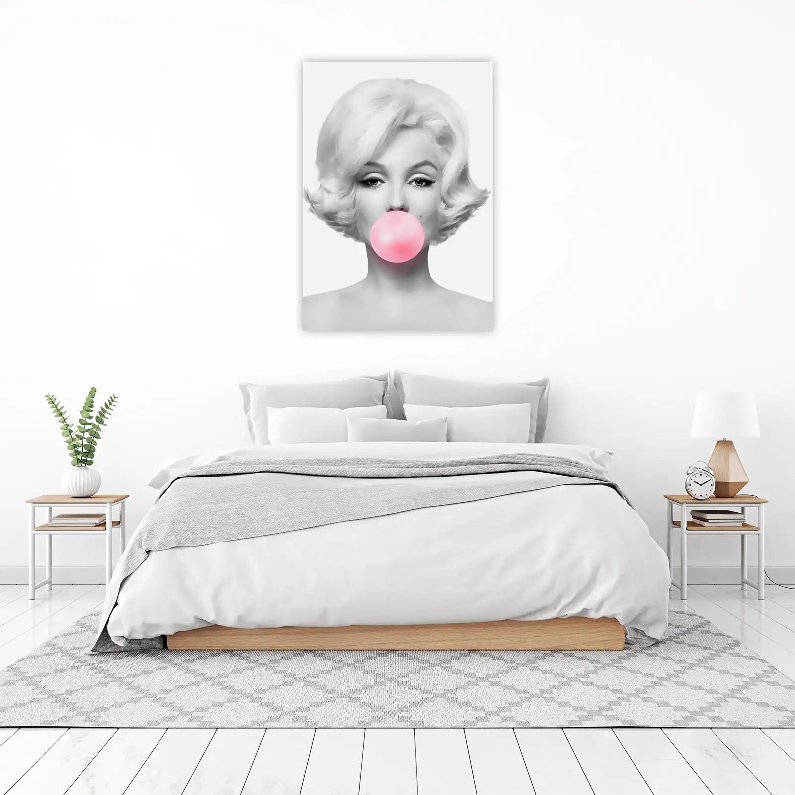 Iconic Marilyn Monroe Bubble Gum Pop Wall Art