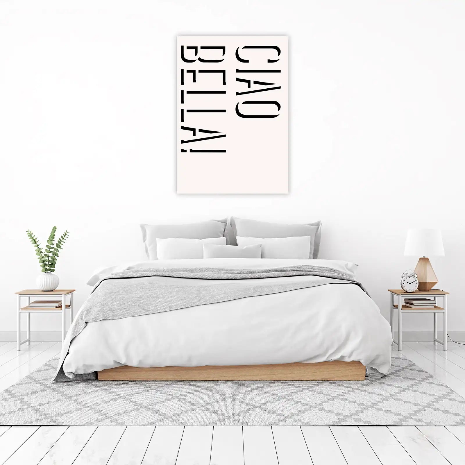 Ciao Bella Modern Typography Wall Art